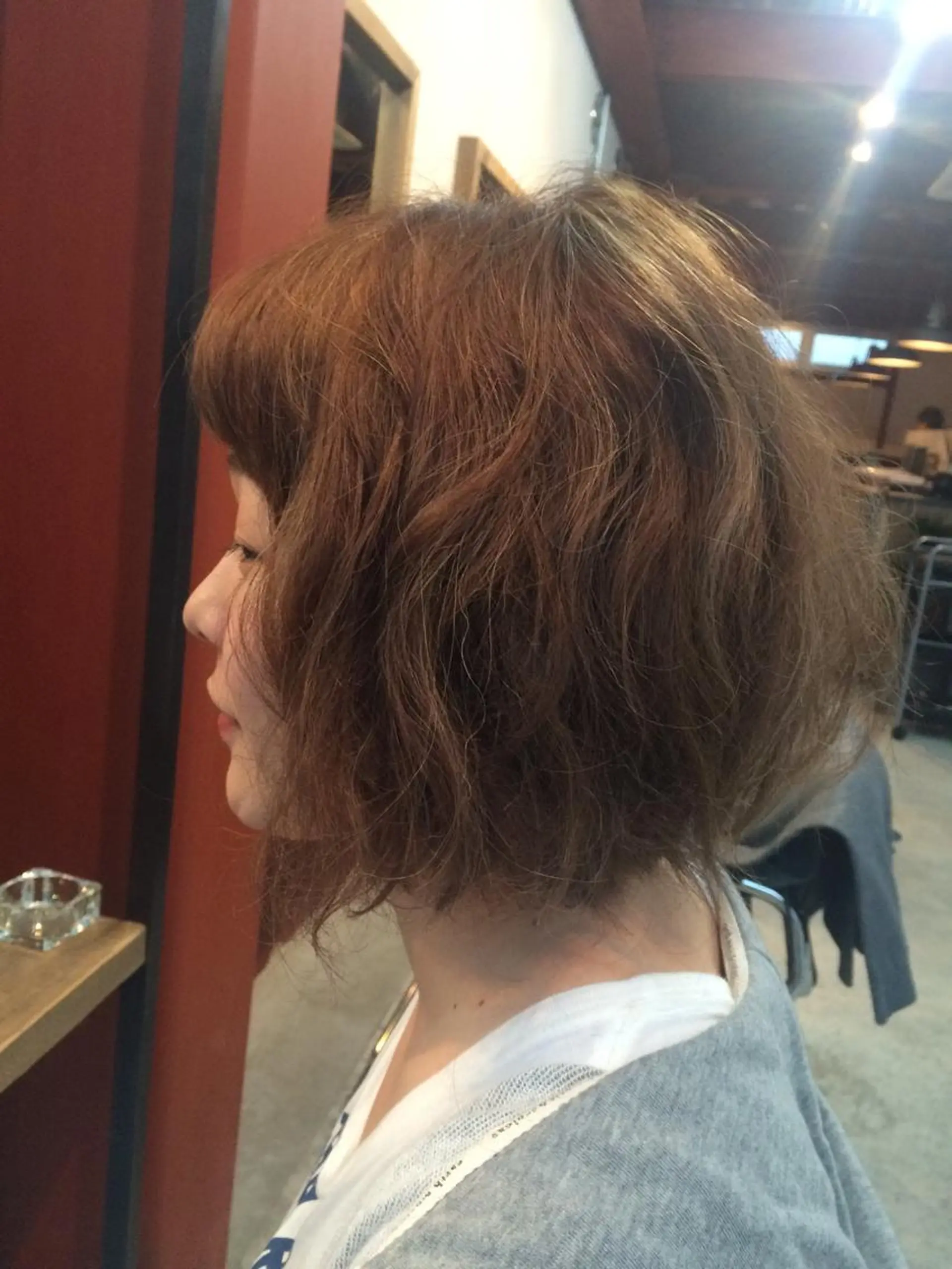 ショート ハイライト 竹田 夏菜のヘアスタイル