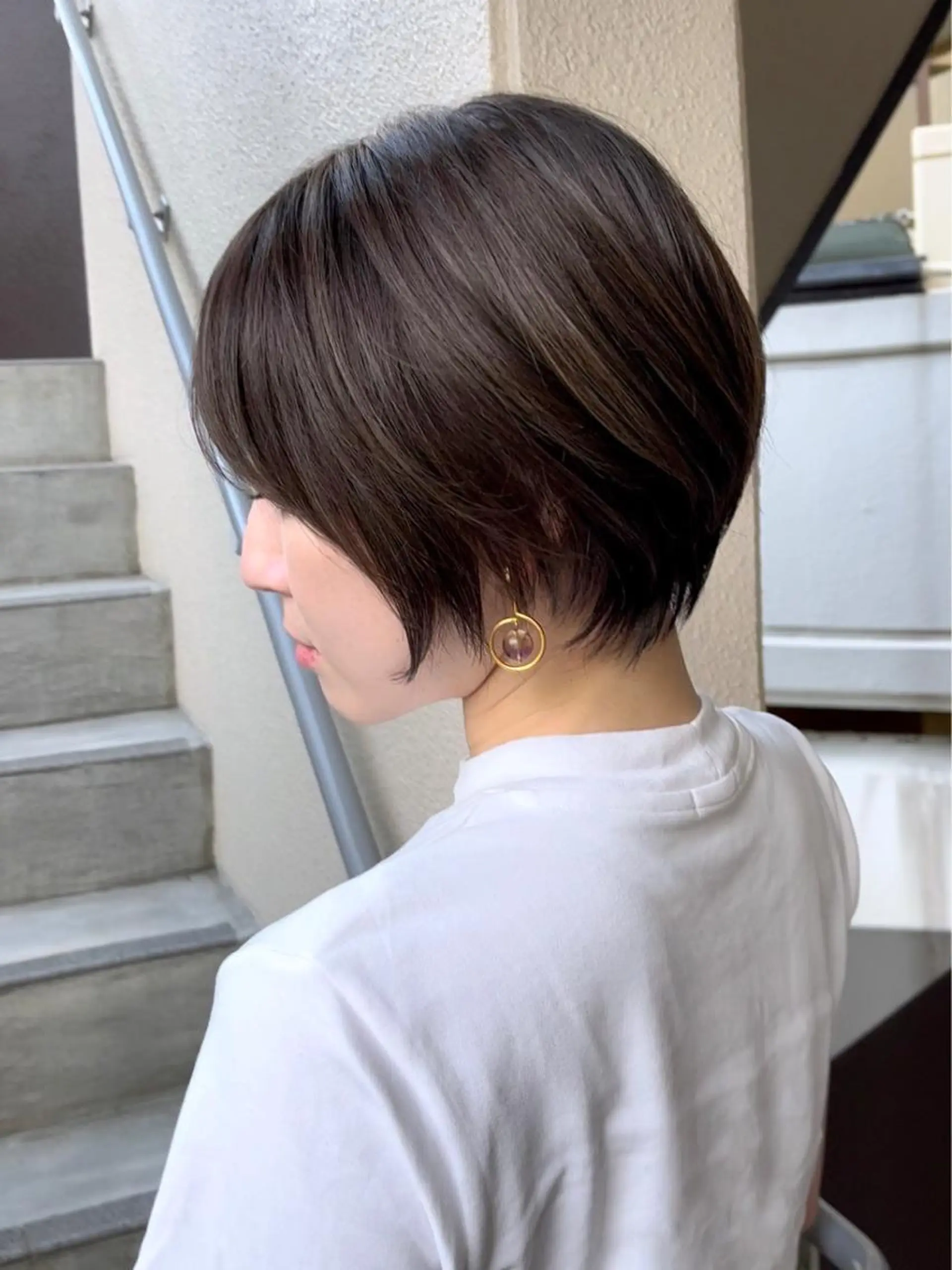 ショート カラー コバヤシ タイジュのヘアスタイル