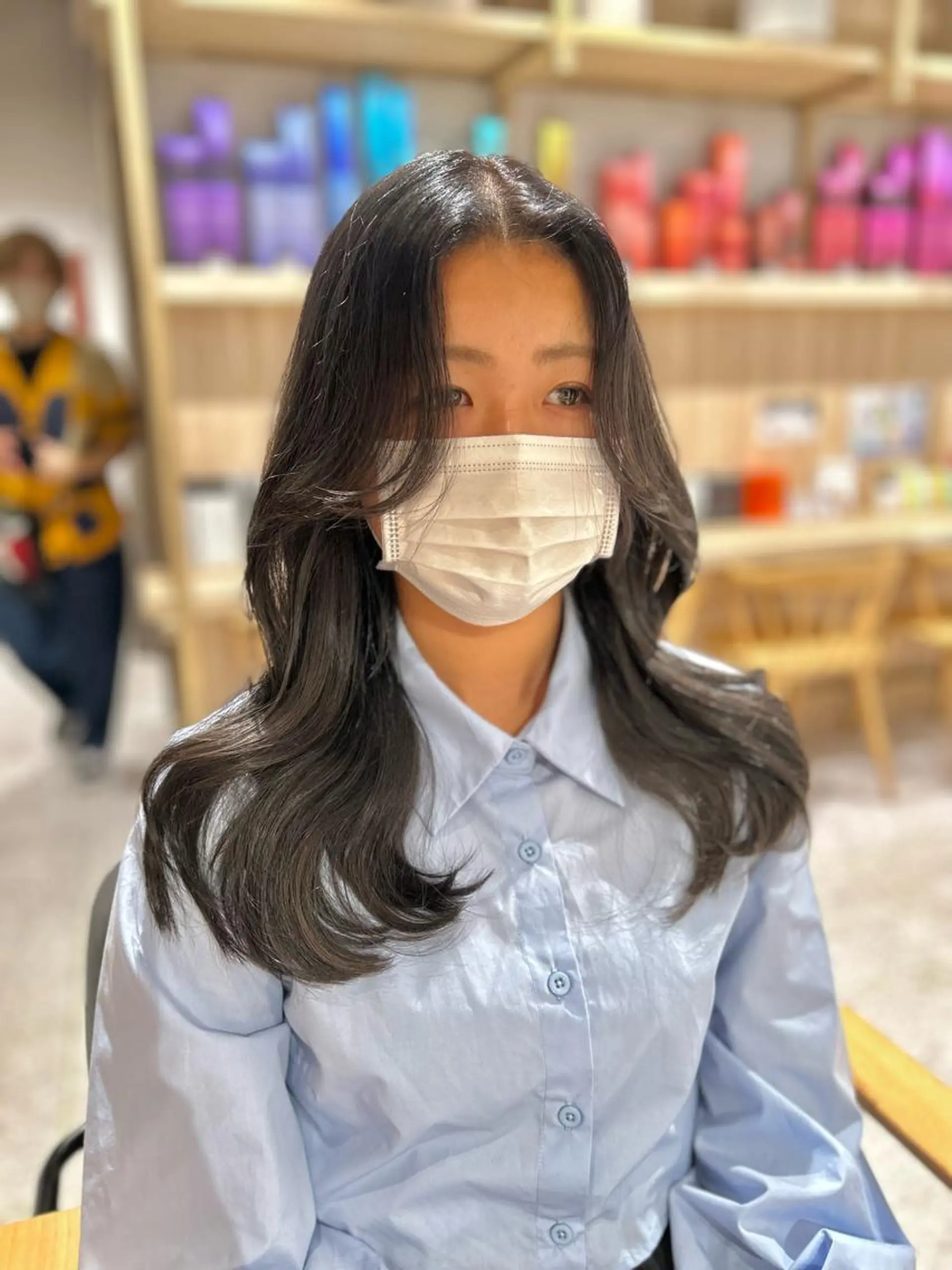 ロング カラー ヘアアレンジ カット ヘアカラー トレンドlayer cut💐mihoのヘアスタイル