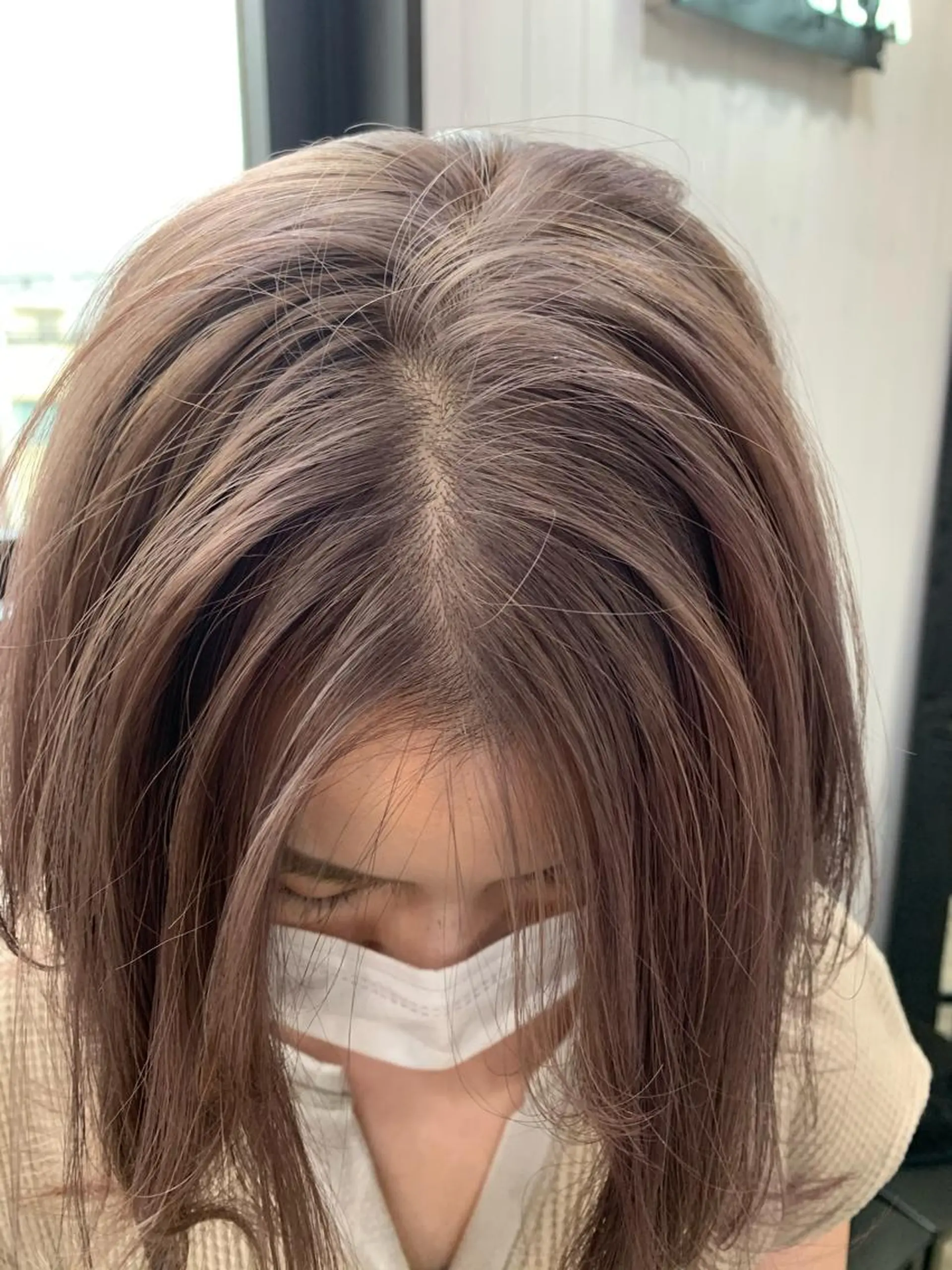 セミロング カラー ヘアアレンジ 北間 寛哉のヘアスタイル