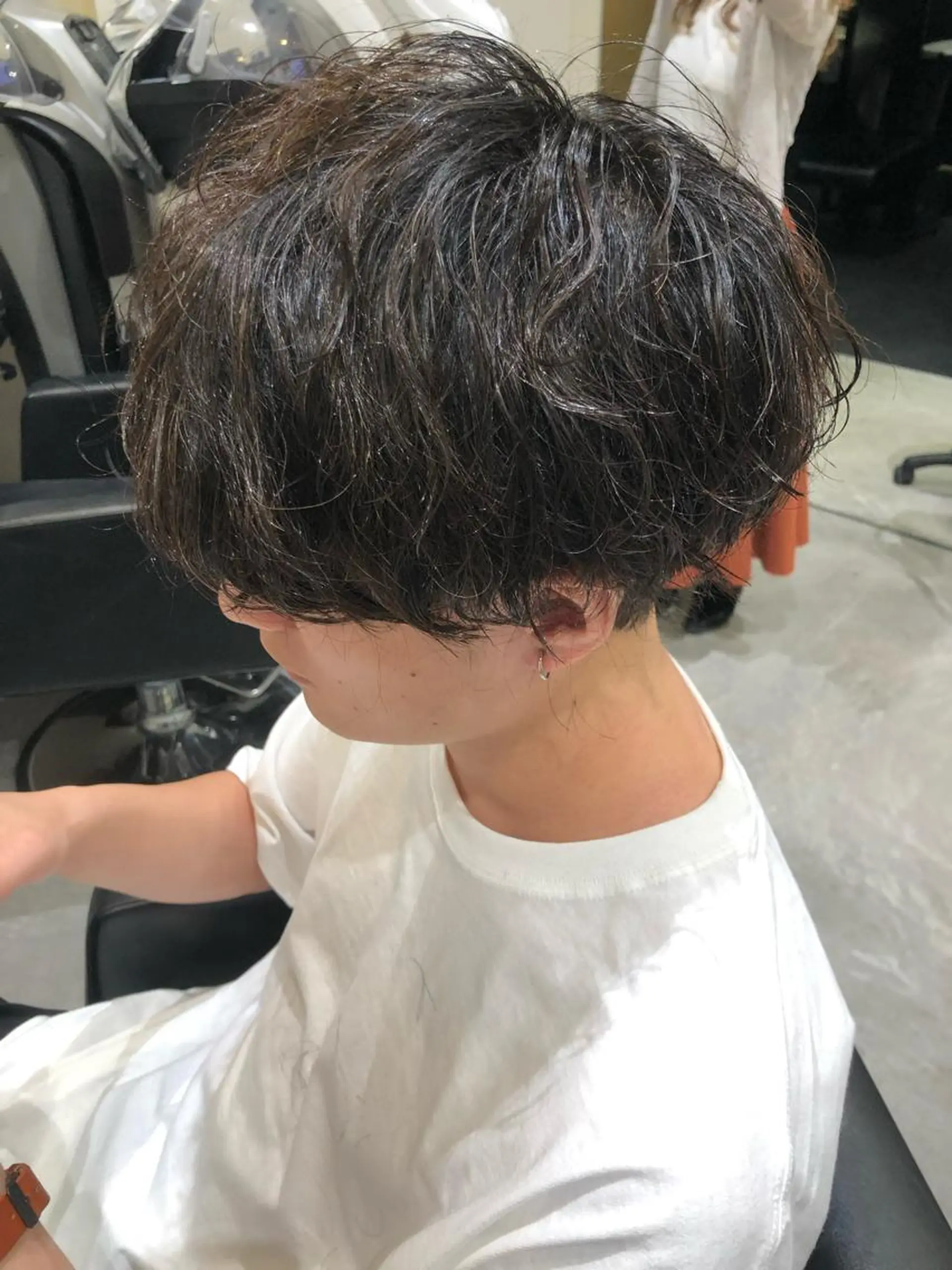 メンズ マッシュ メンズパーマ 丸尾 沙弥香のヘアスタイル