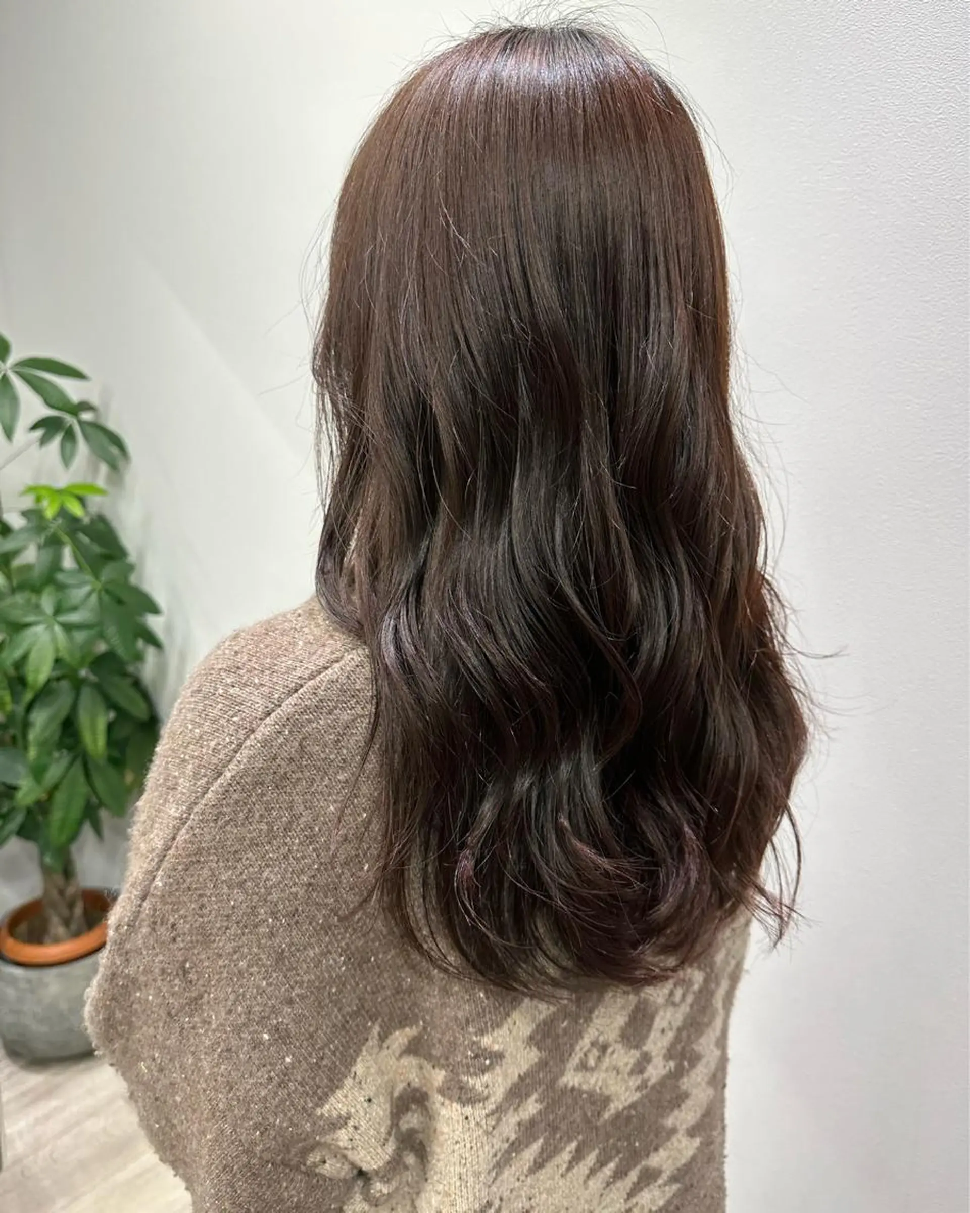 ロング カット ヘアカラー トリートメント 山本 菜月のヘアスタイル