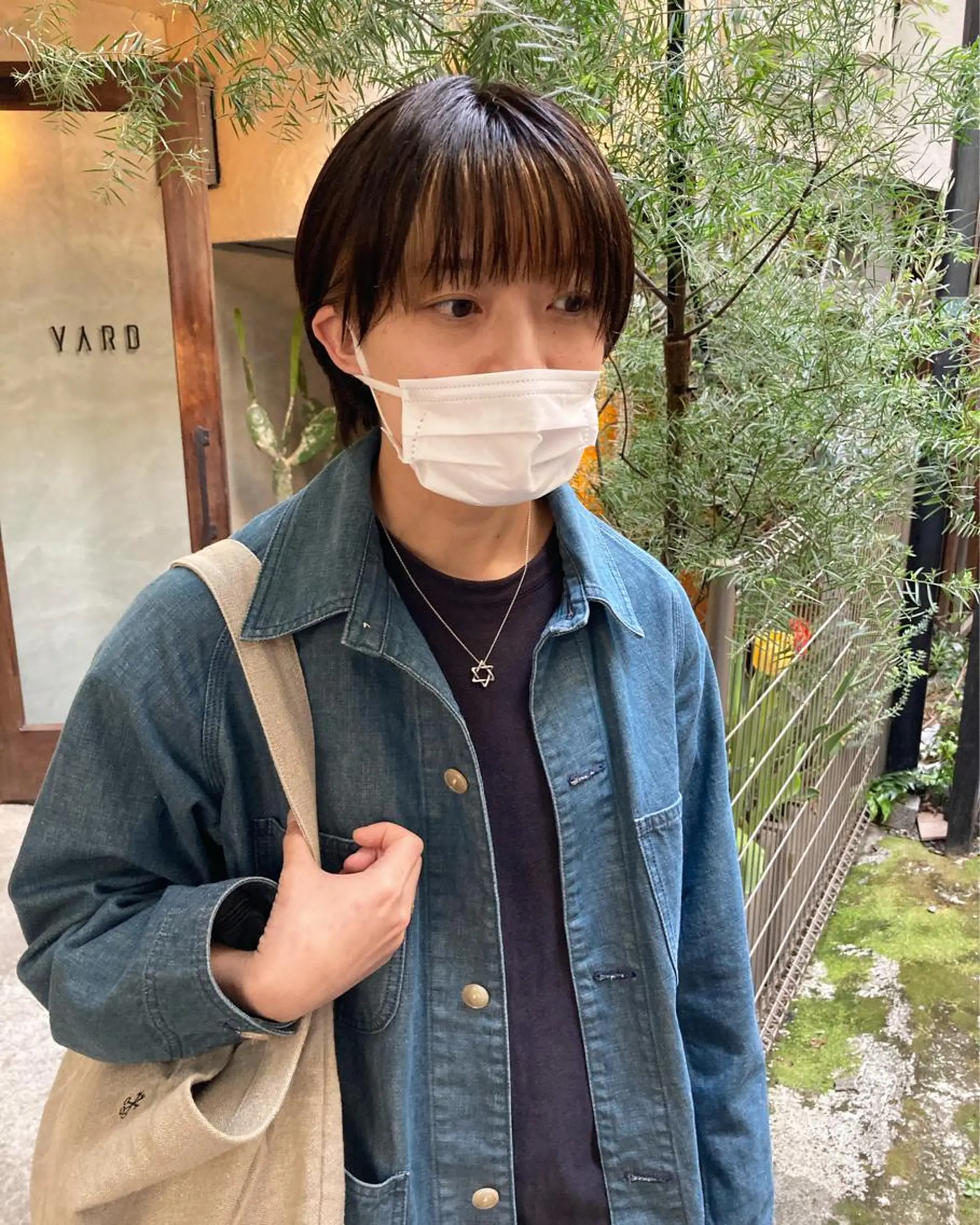 ショート 顔周りカット 金田 夏野のヘアスタイル