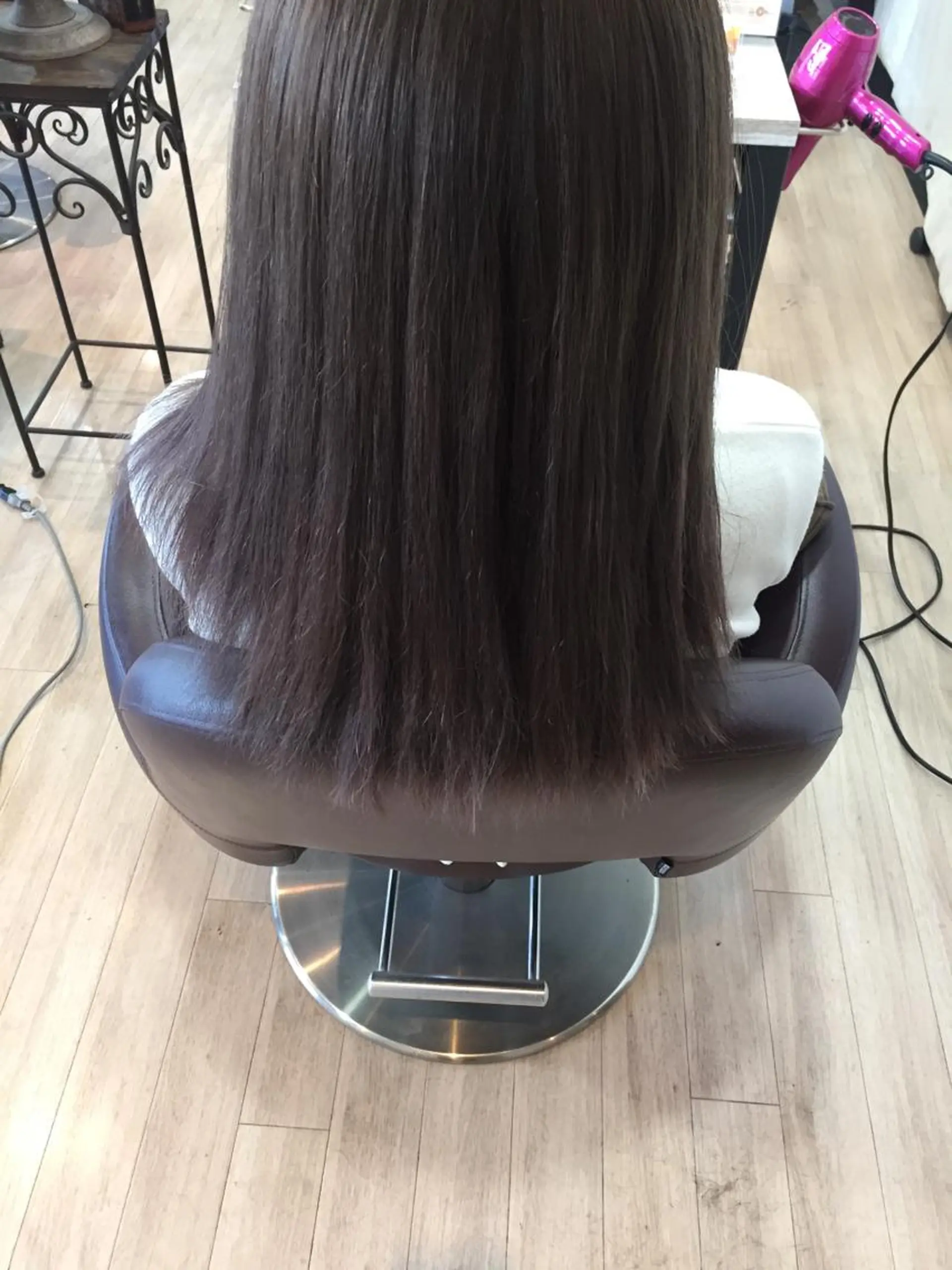 ロング カラー アッシュ ラベンダーカラー ラベンダーアッシュ 菅井 敏樹のヘアスタイル