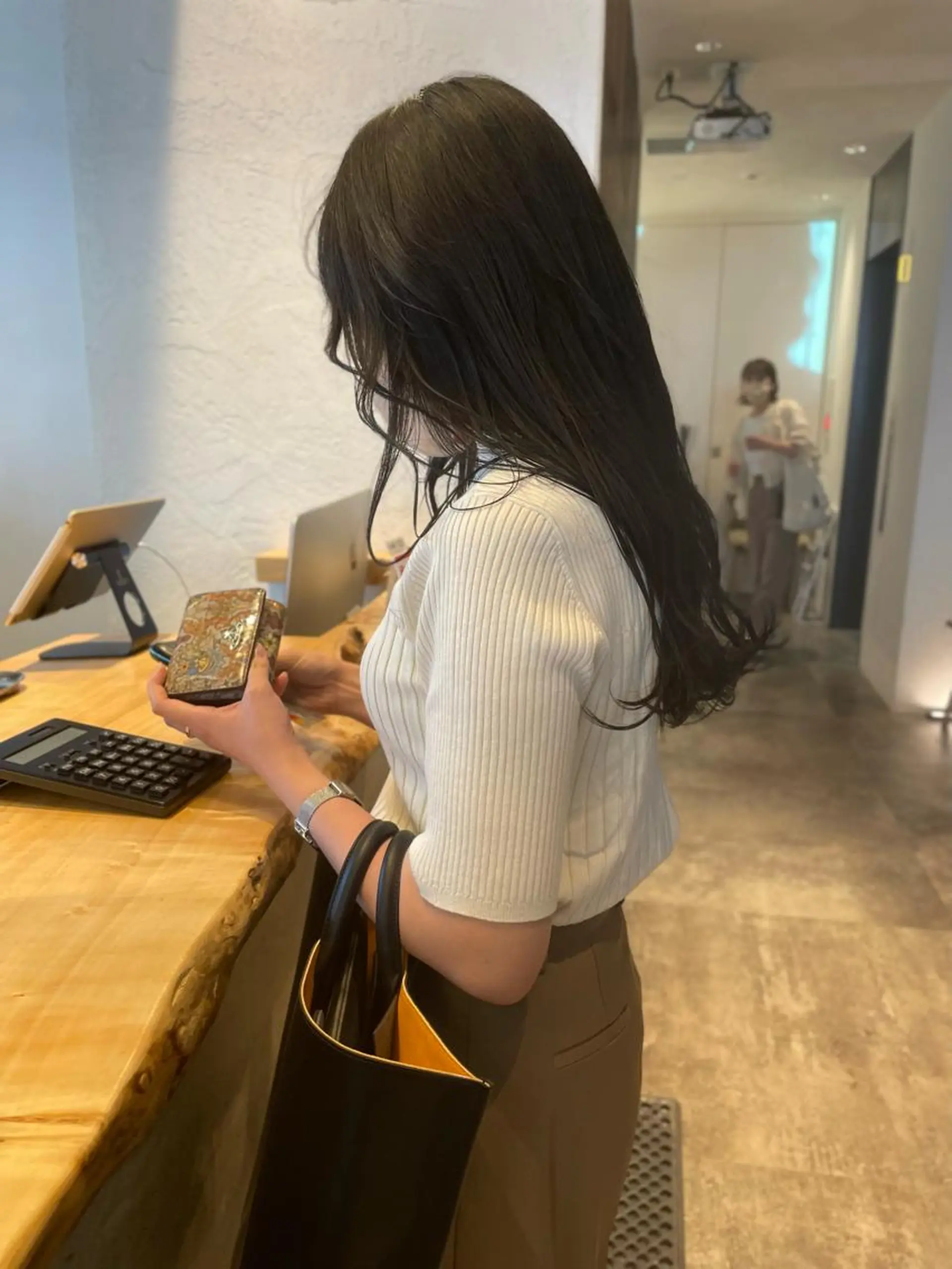 ミディアム カラー 韓国ヘア 店長NEGIのヘアスタイル