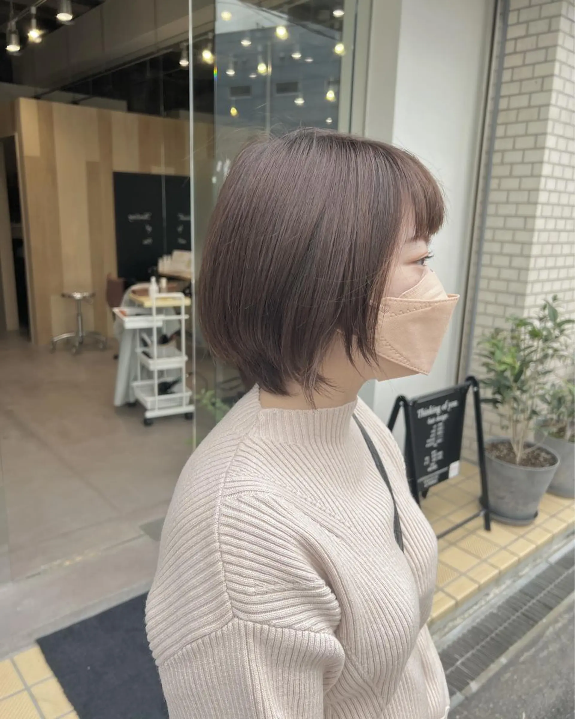 ショート カラー カット ヘアカラー 生田 博紀のヘアスタイル