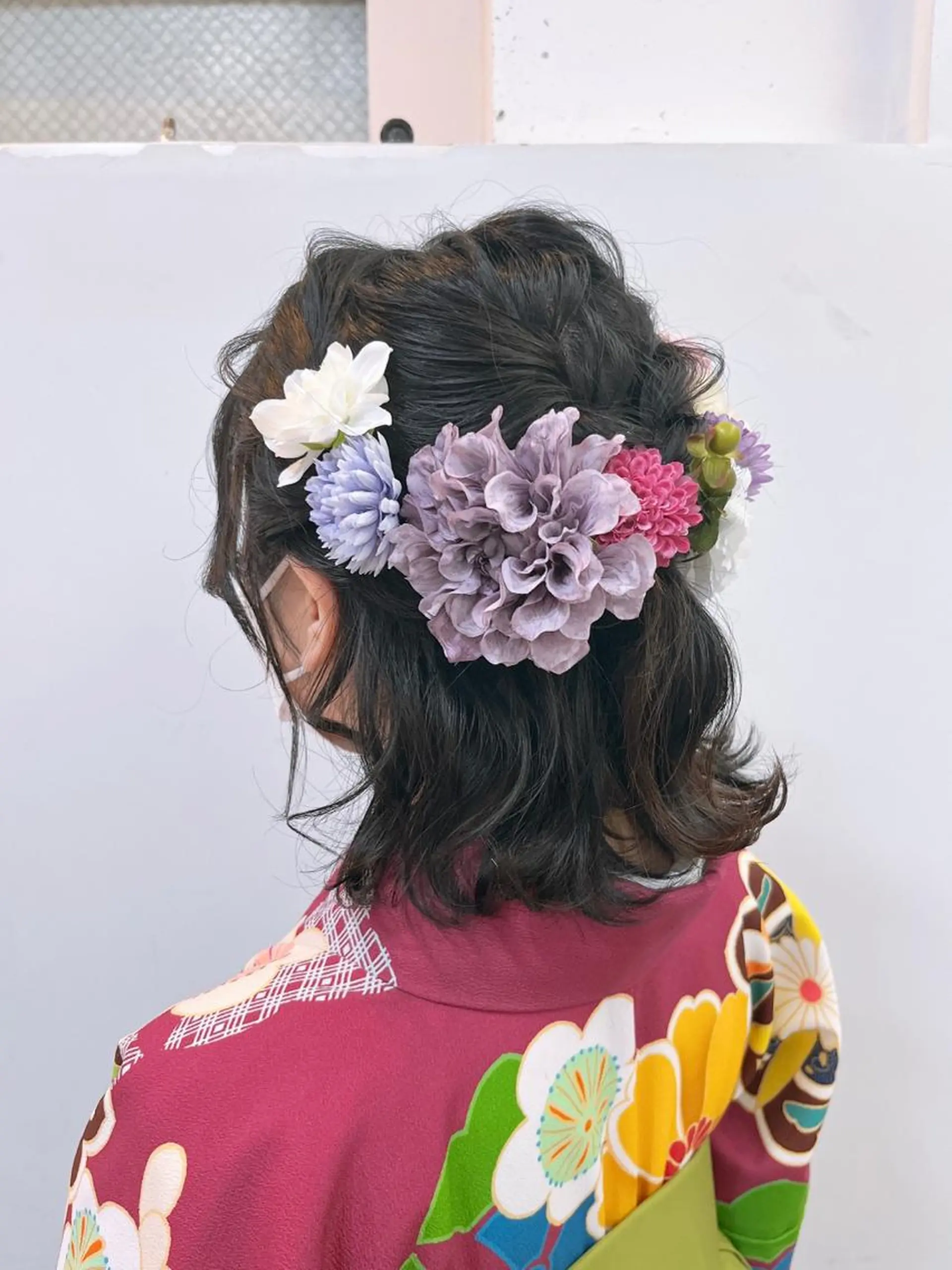 ヘアアレンジ ハーフアップ ボブ ヘアセット 💎髪質改善特化/ 町田莉彩💎のヘアスタイル