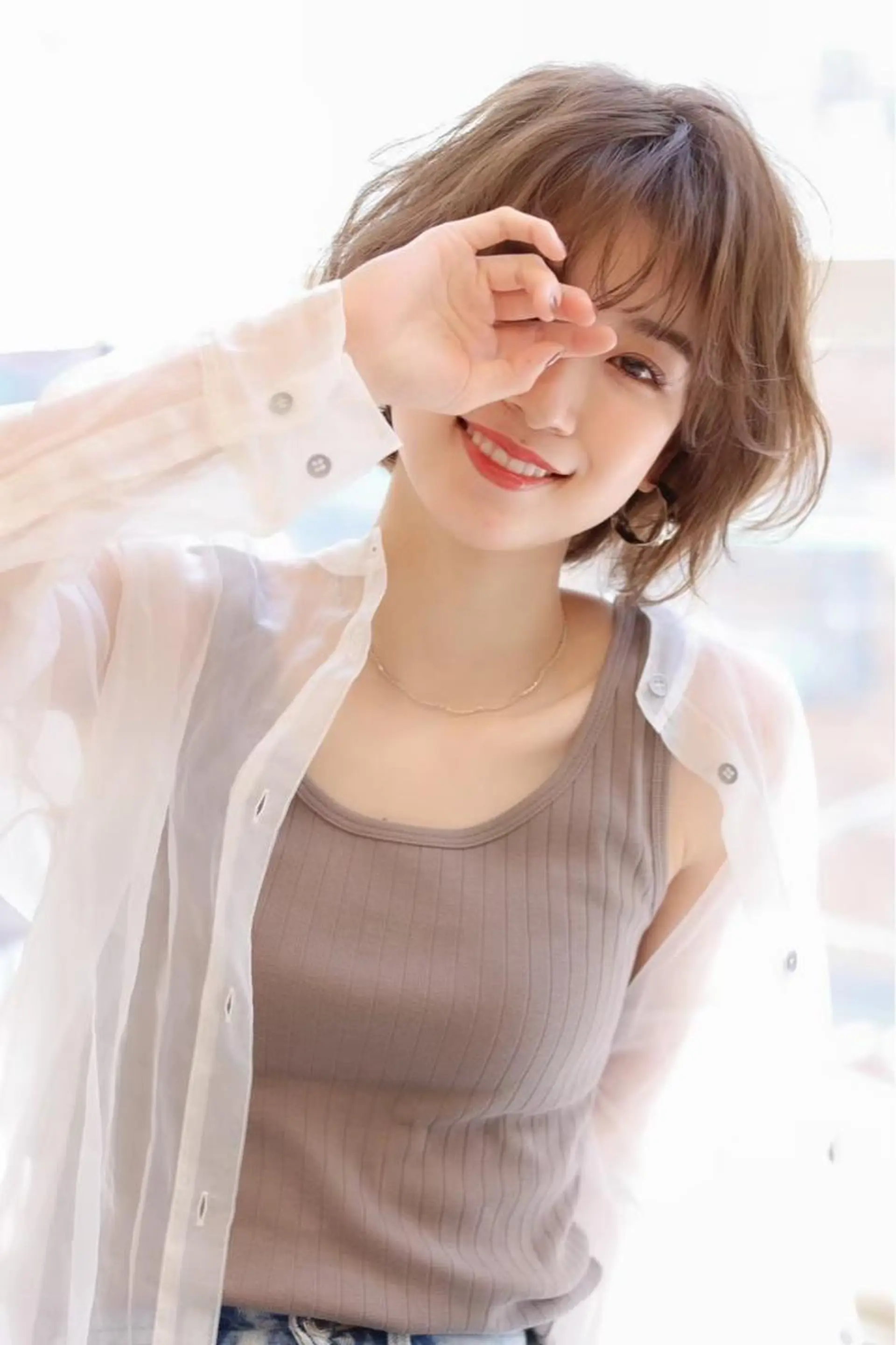 ショート happiness西大寺店所属・ショートショートボブ うるはのヘアスタイル