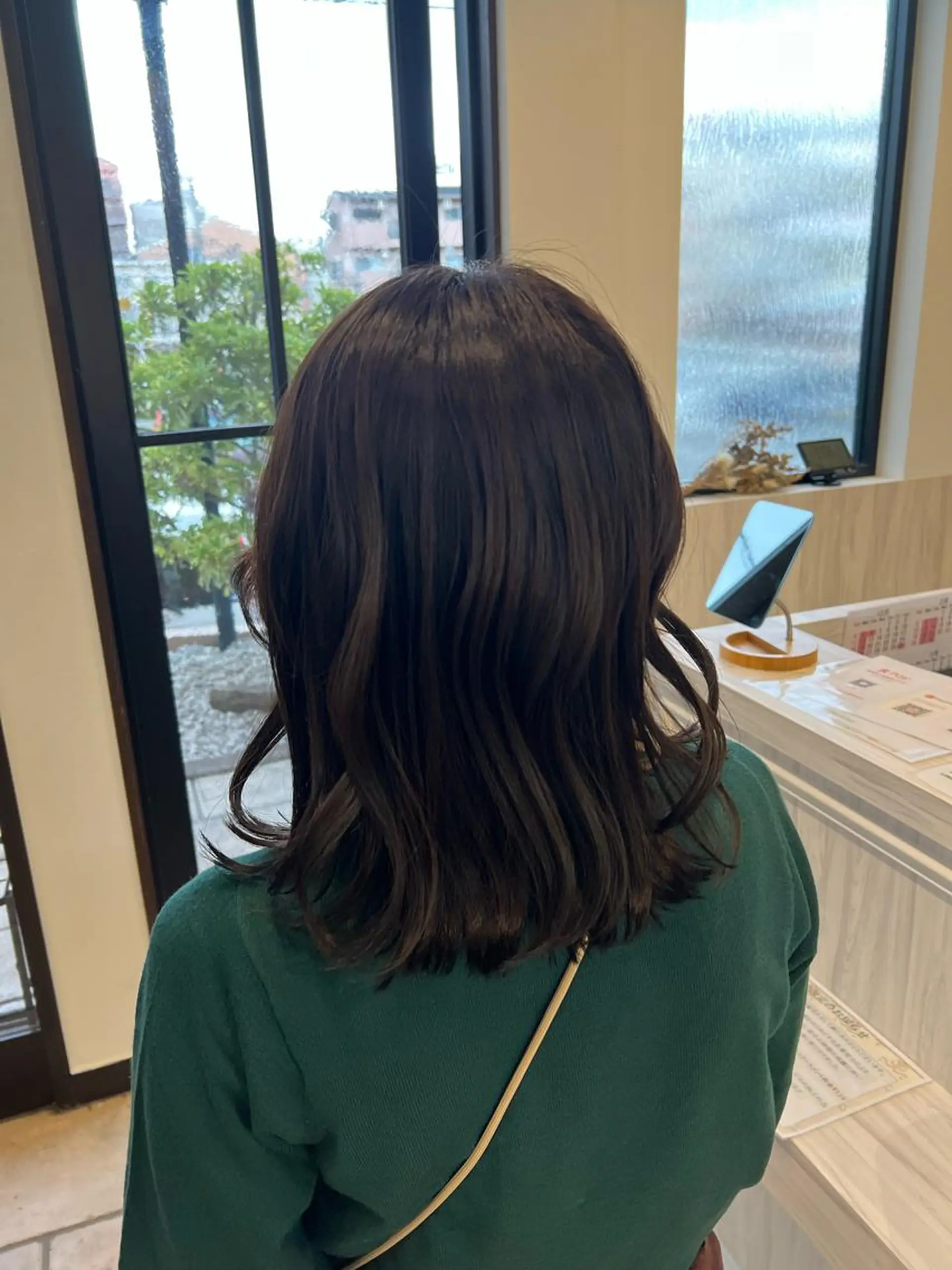 セミロング カット 門脇 真生人のヘアスタイル