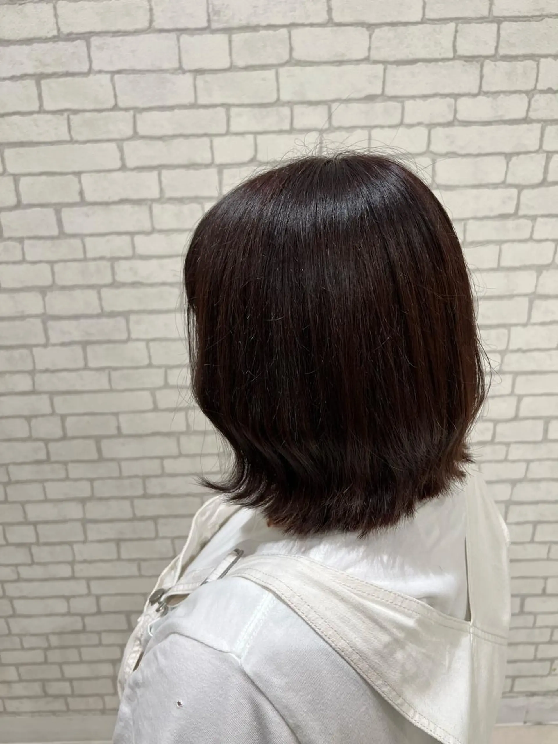 ミディアム ヘアカラー トリートメント 🍑とたに ももか🍑のヘアスタイル