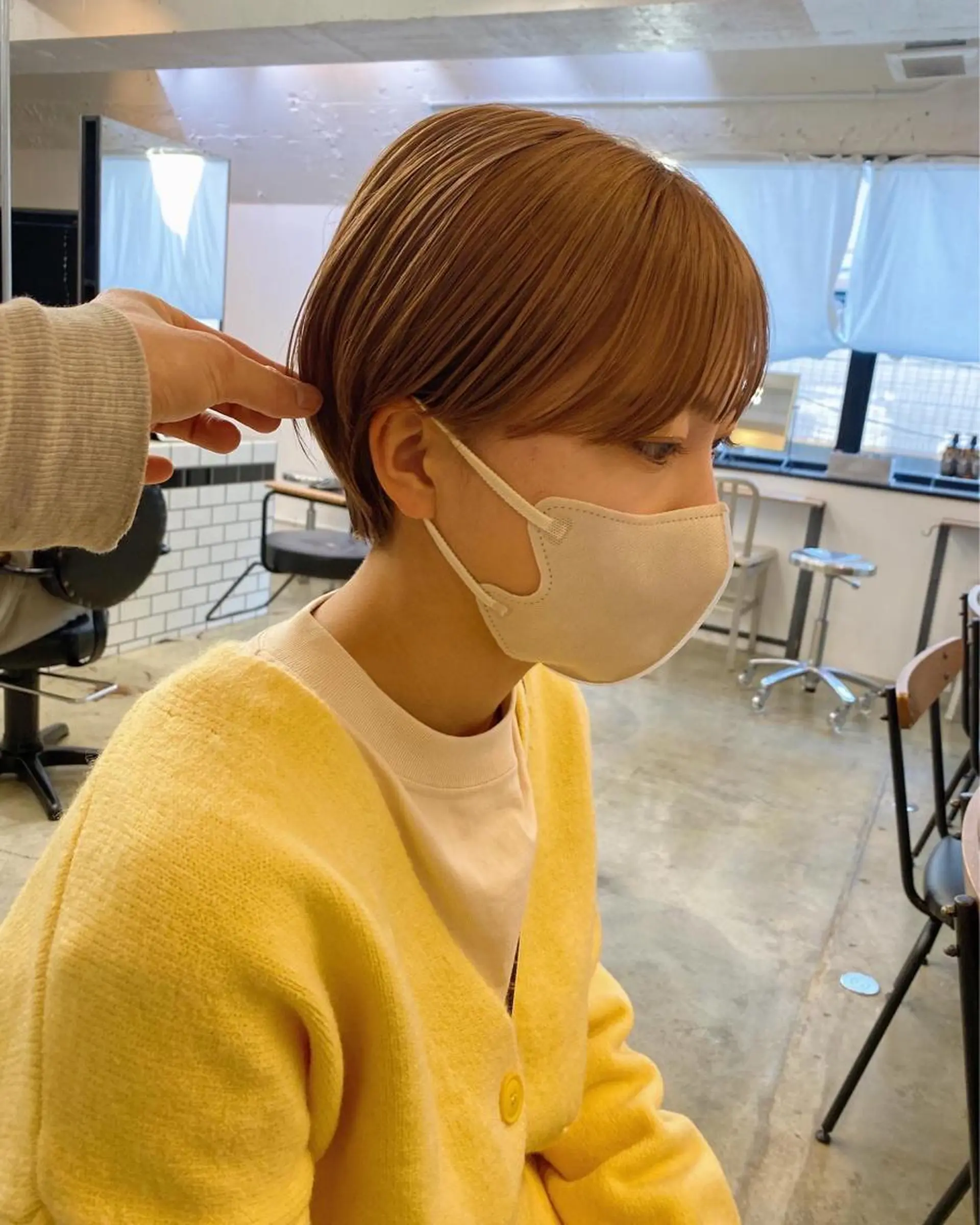 ショート カラー カット ヘアカラー トリートメント IVORY.所属・🟩白髪ぼかし/ボブ /ショートヘア/大司のヘアスタイル