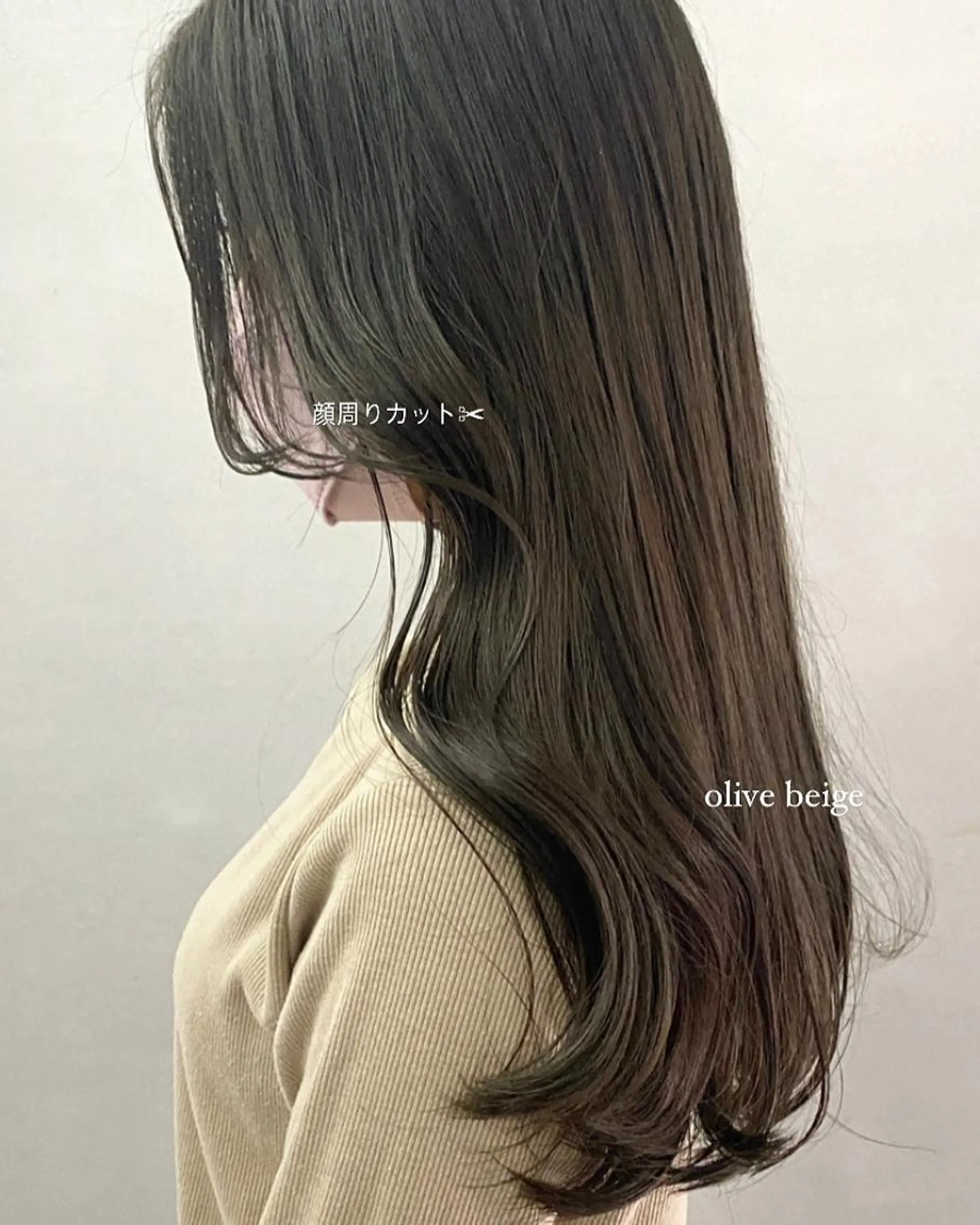 セミロング カラー 顔周りカット とびまつ /ショート/脱白髪染のヘアスタイル