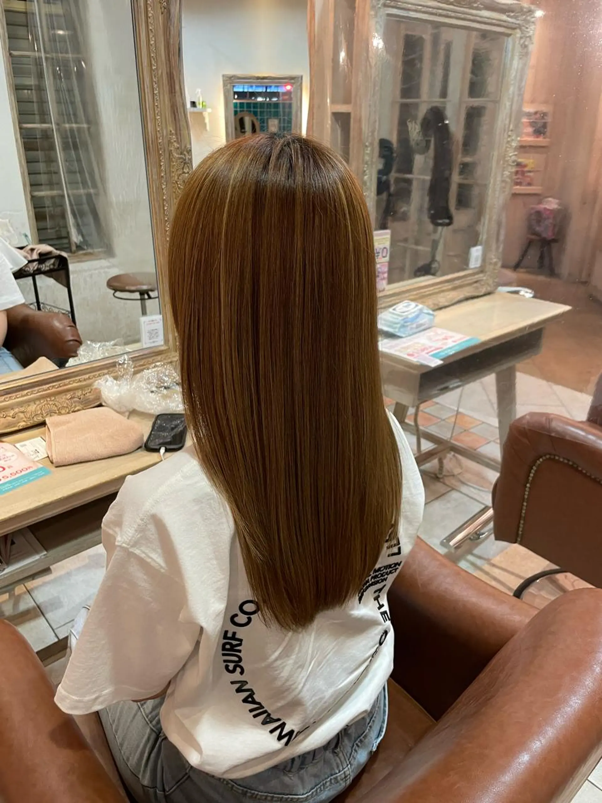 ロング パーマ 前平 友慈のヘアスタイル