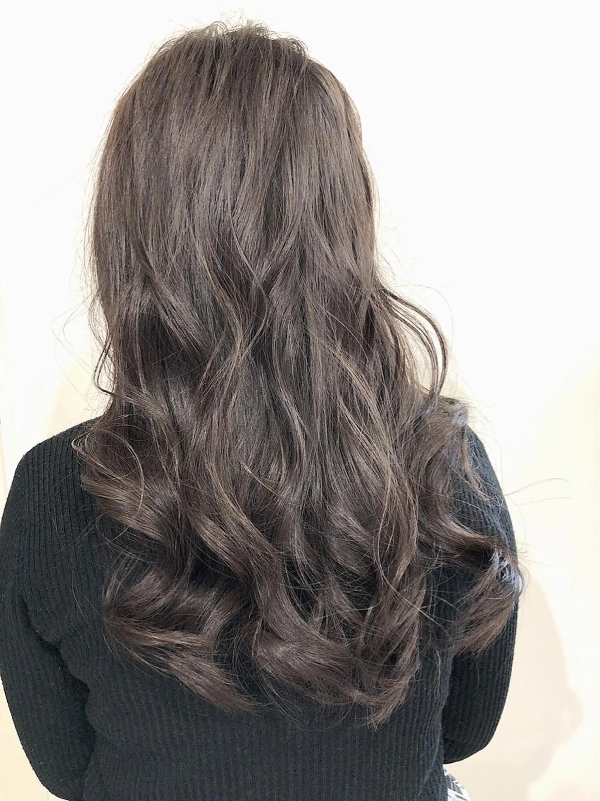 ロング カラー カット 縮毛矯正 イメチェン☆丁寧接客 田中 優貴のヘアスタイル