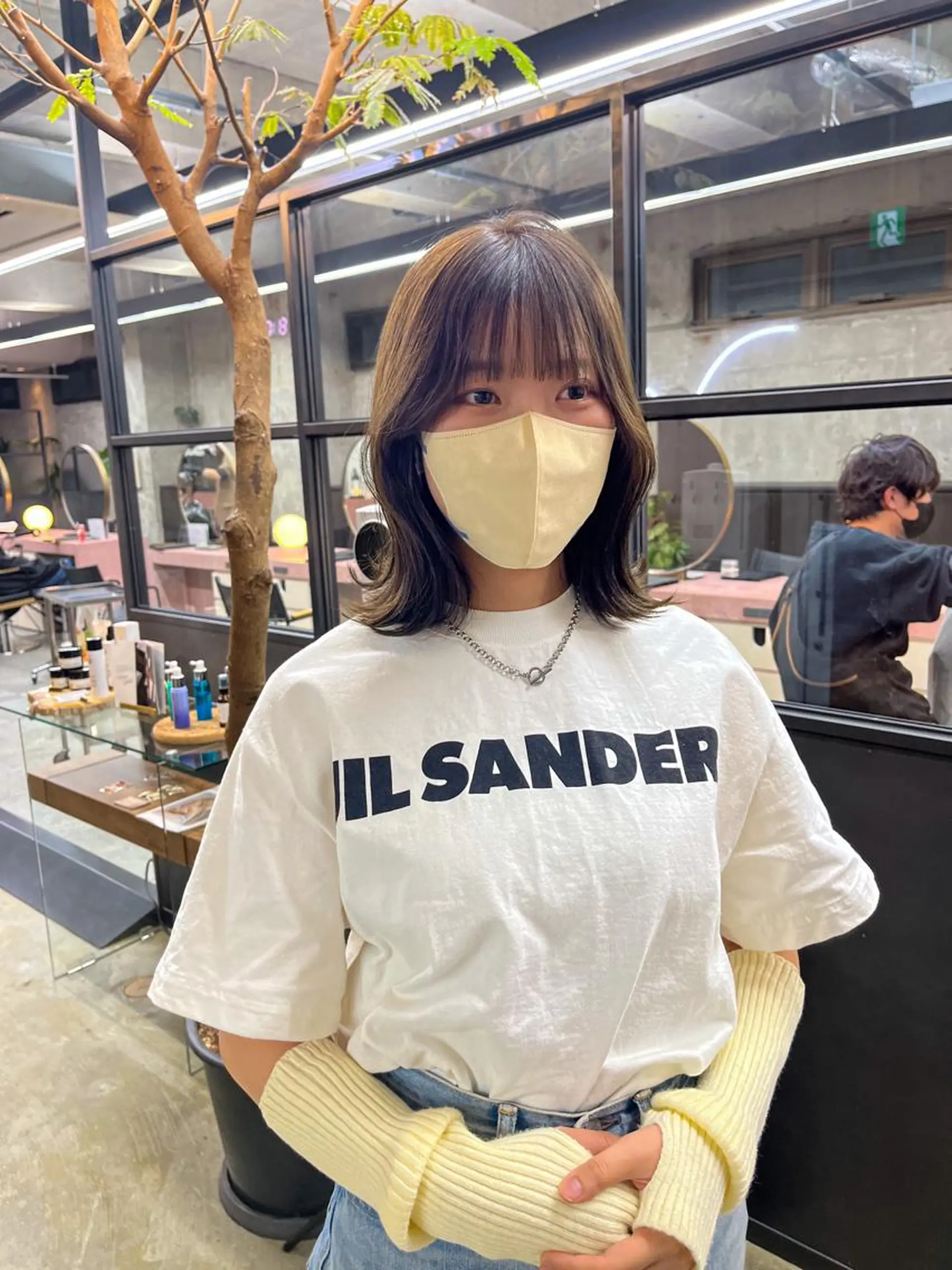 セミロング 中江 友哉のヘアスタイル