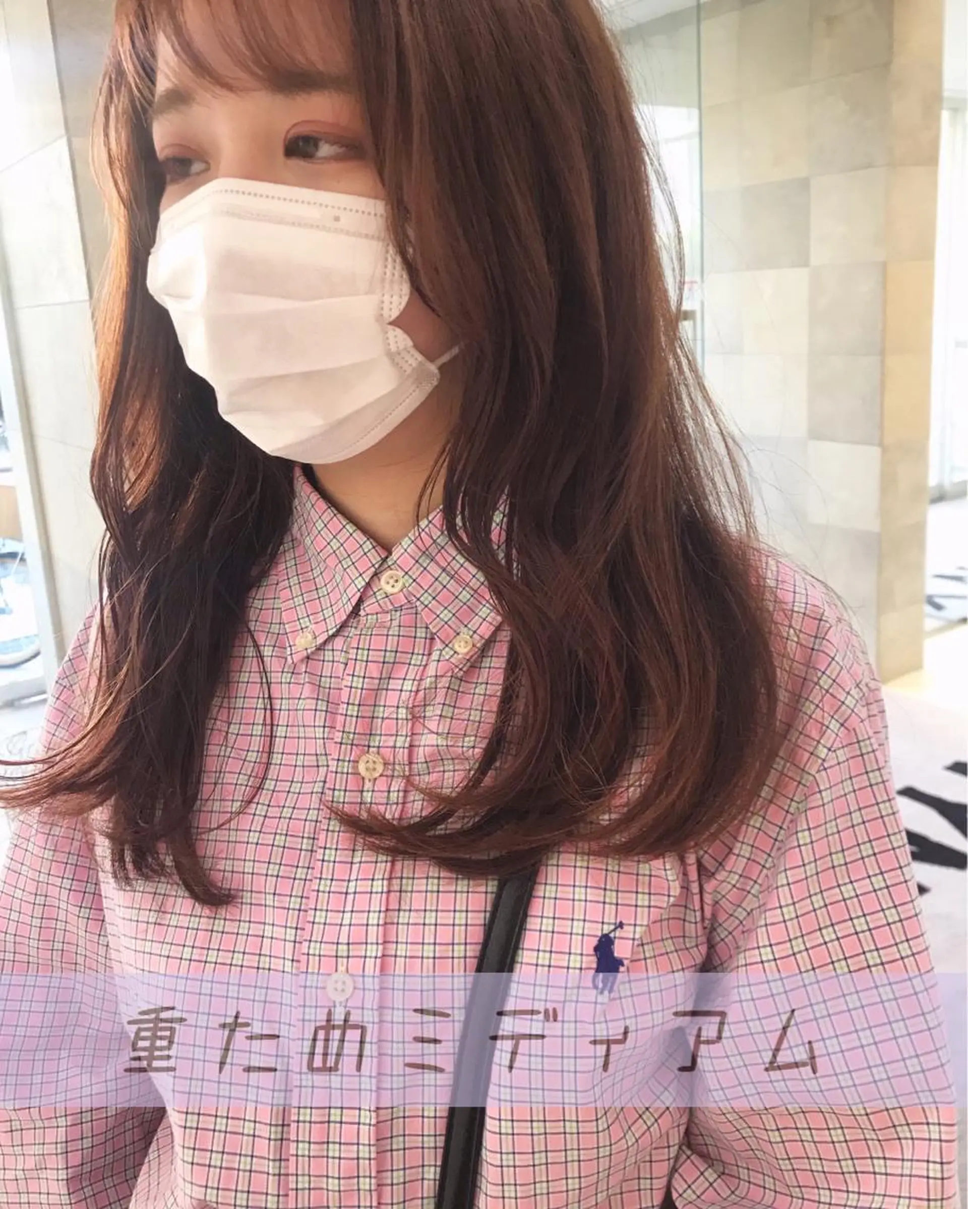 ミディアム カット トリートメント 田中 あかねのヘアスタイル