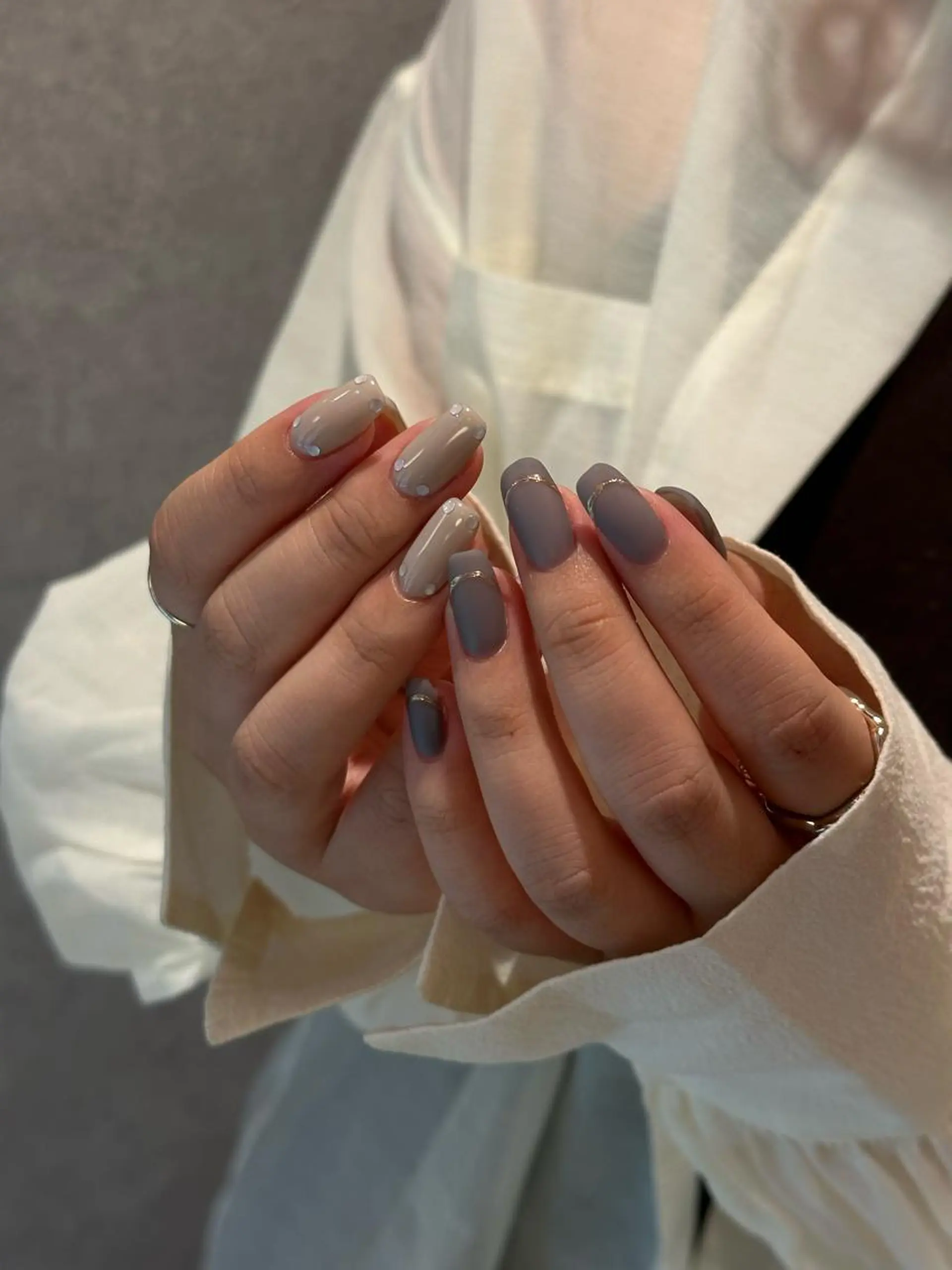 ショート カラー ネイル マツエク・マツパ アイブロウ フレンチネイル ar. harajukuのネイルデザイン