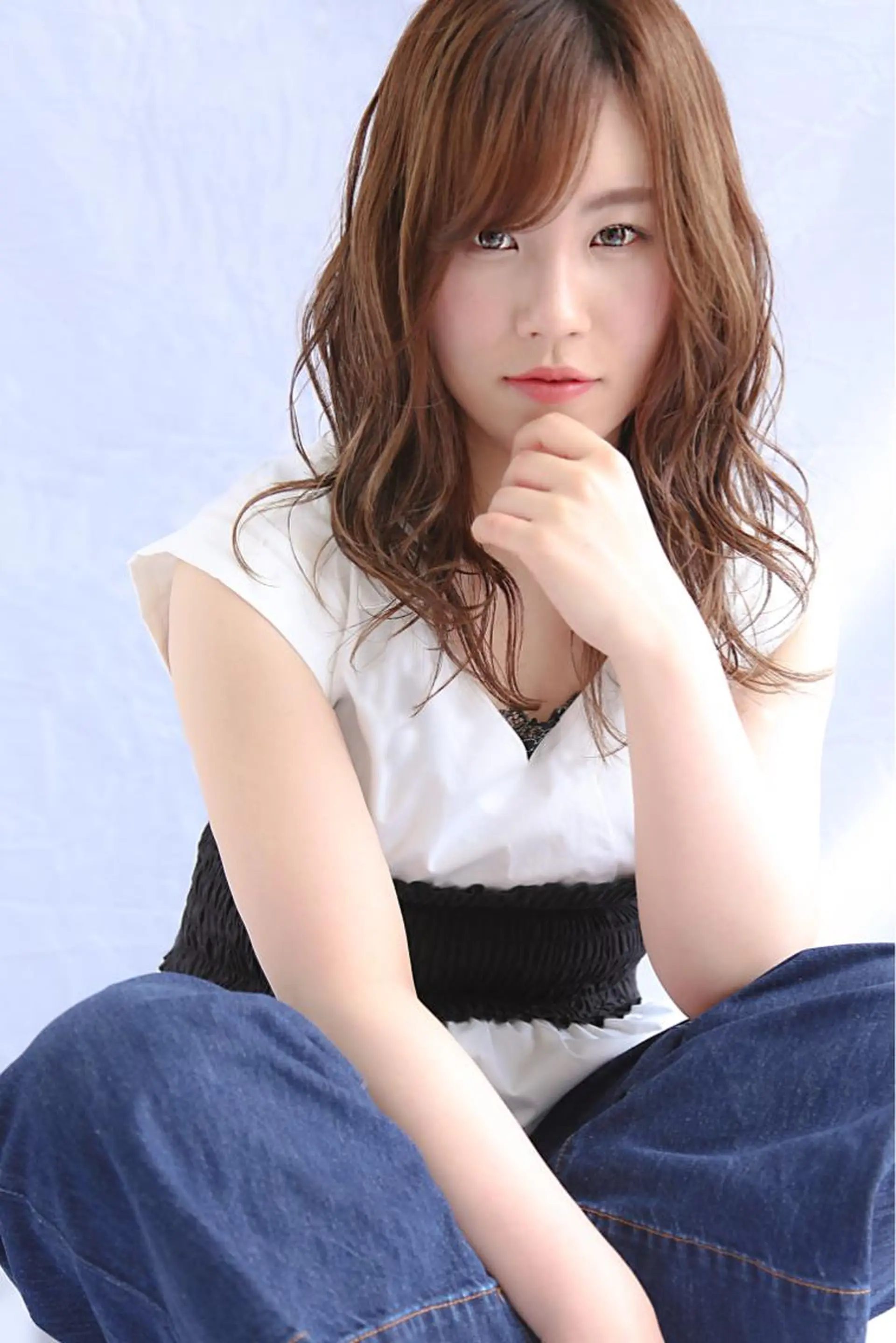 セミロング YOKOI SHINJIのヘアスタイル