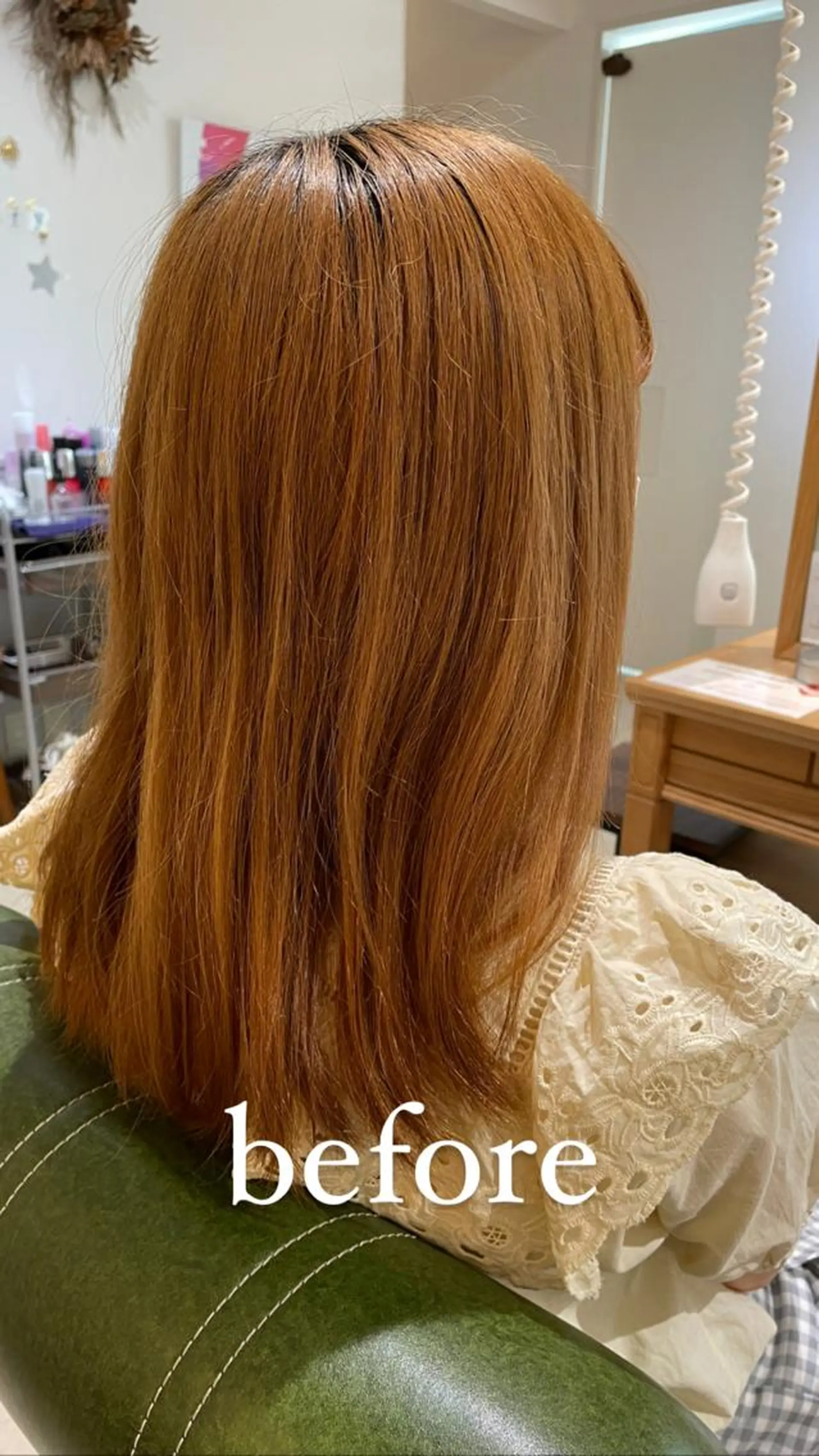 ミディアム カラー ベージュカラー ブリーチ カット ヘアカラー トリートメント eins.hair所属・過去一の柔髪ヘア 🌿einshairのヘアスタイル