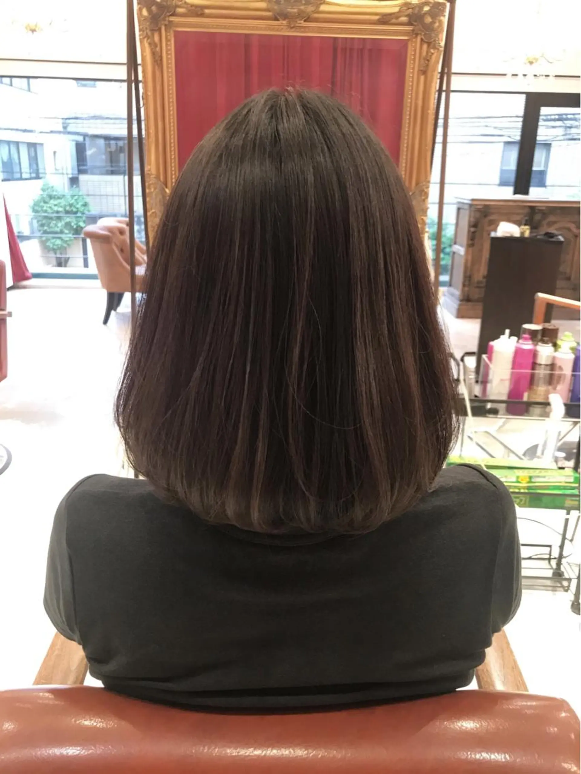 ミディアム カラー ハイライトカラー ハイライト ご新規様限定 透明感カラーKANAのヘアスタイル