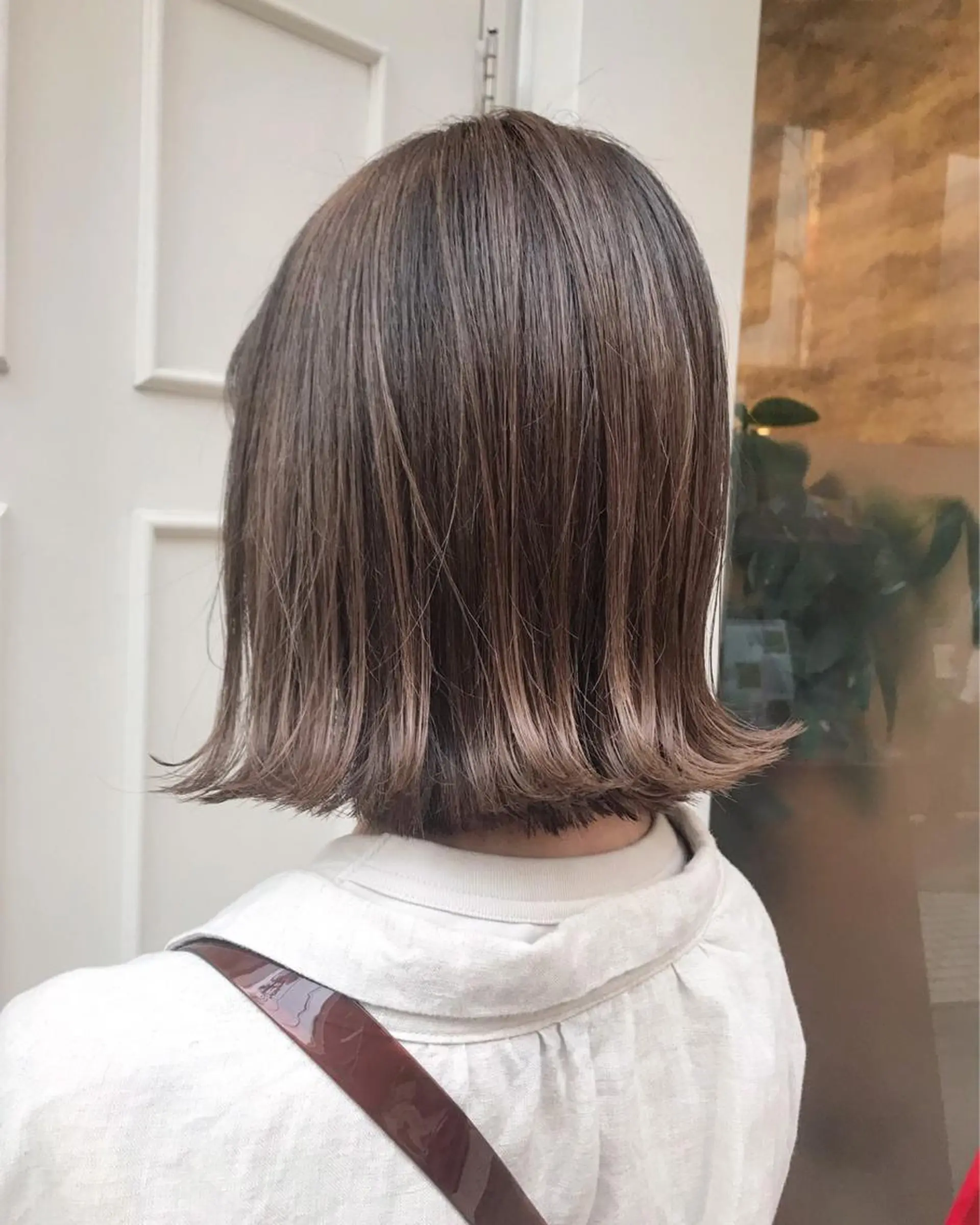 ミディアム カラー グレージュ ヘアカラー 🫟Blanco🫟 Color&Careのヘアスタイル