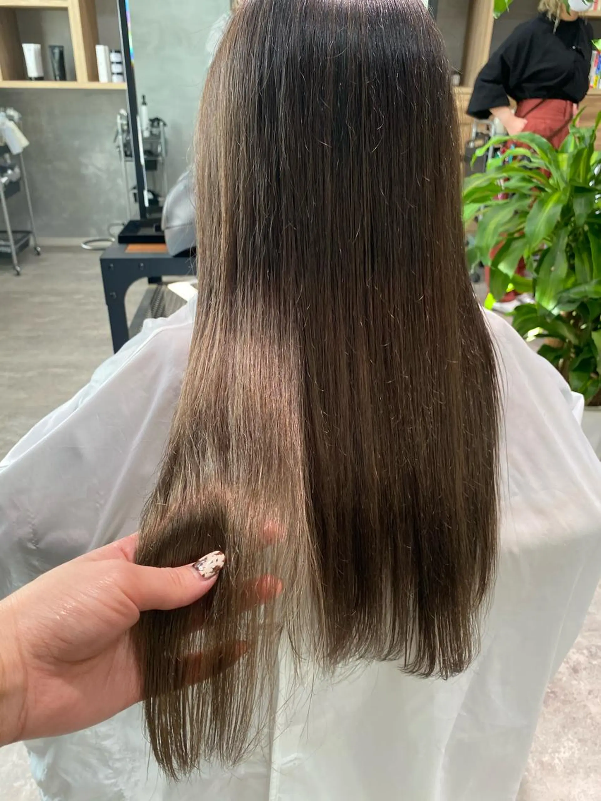 ロング カラー ヘアカラー 大久保 優香のヘアスタイル