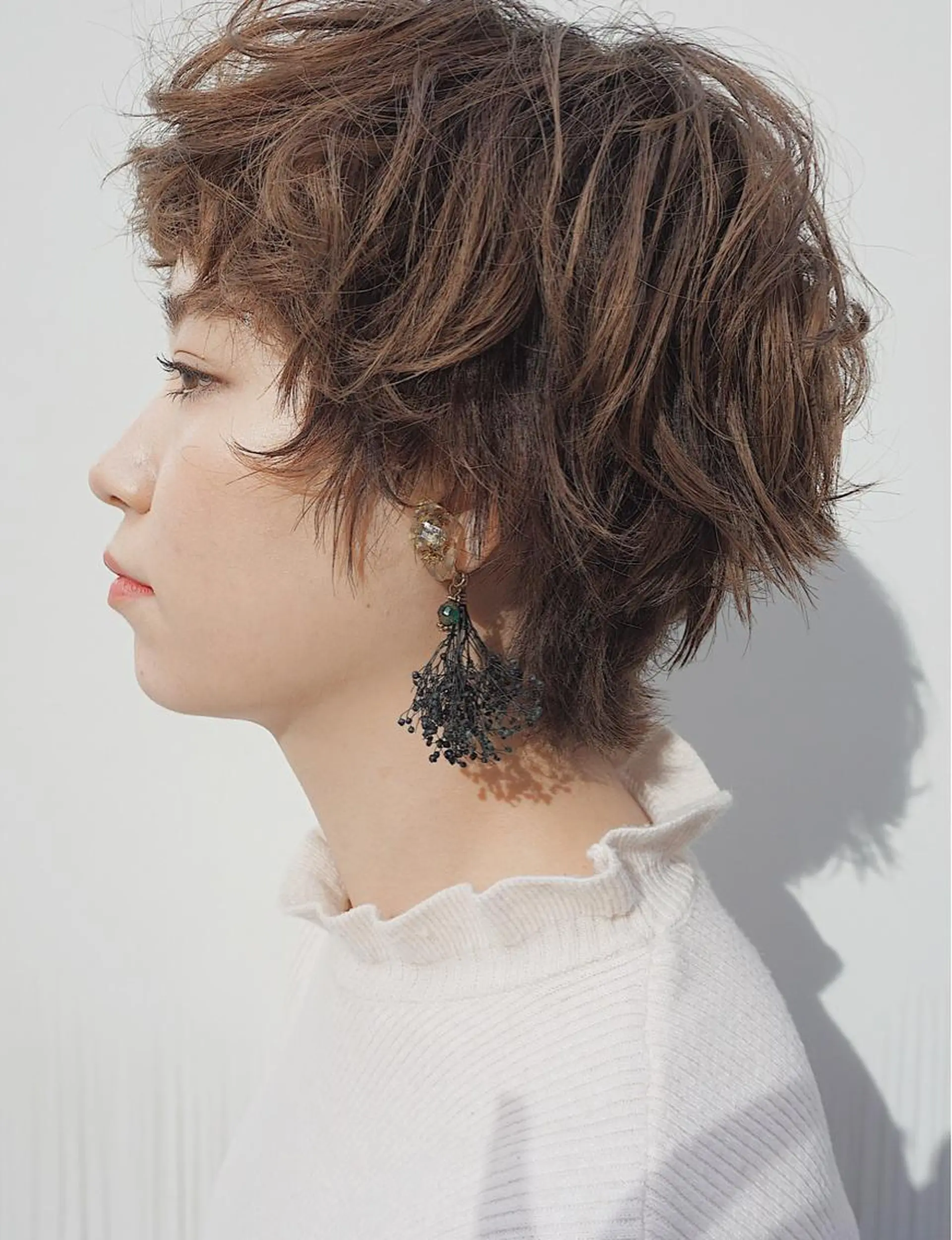 ショート カラーモデル募集中 美容室ハピスのヘアスタイル