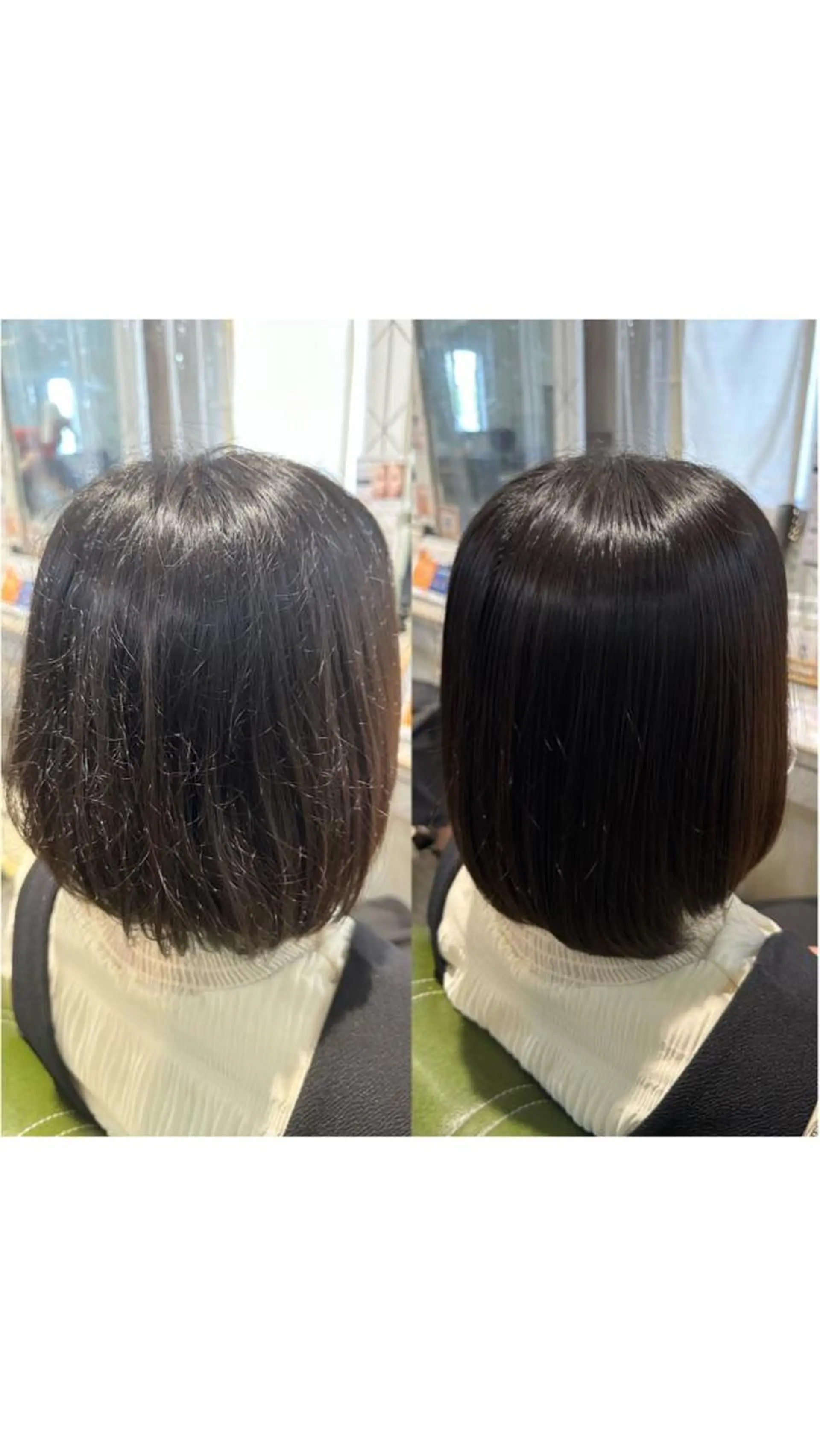 ショート 縮毛矯正 小島 咲音/艶カラー /レイヤー/縮毛矯正のヘアスタイル