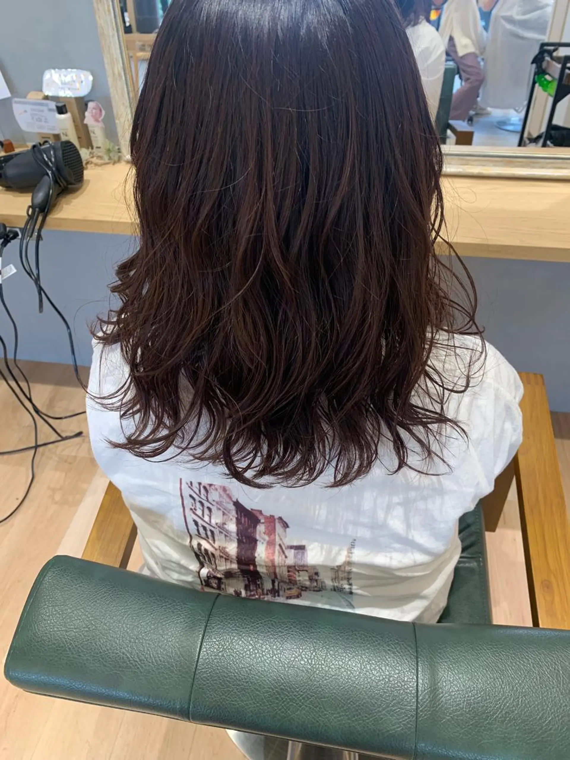 カラー グレージュ ピンクカラー mu ku.のヘアスタイル