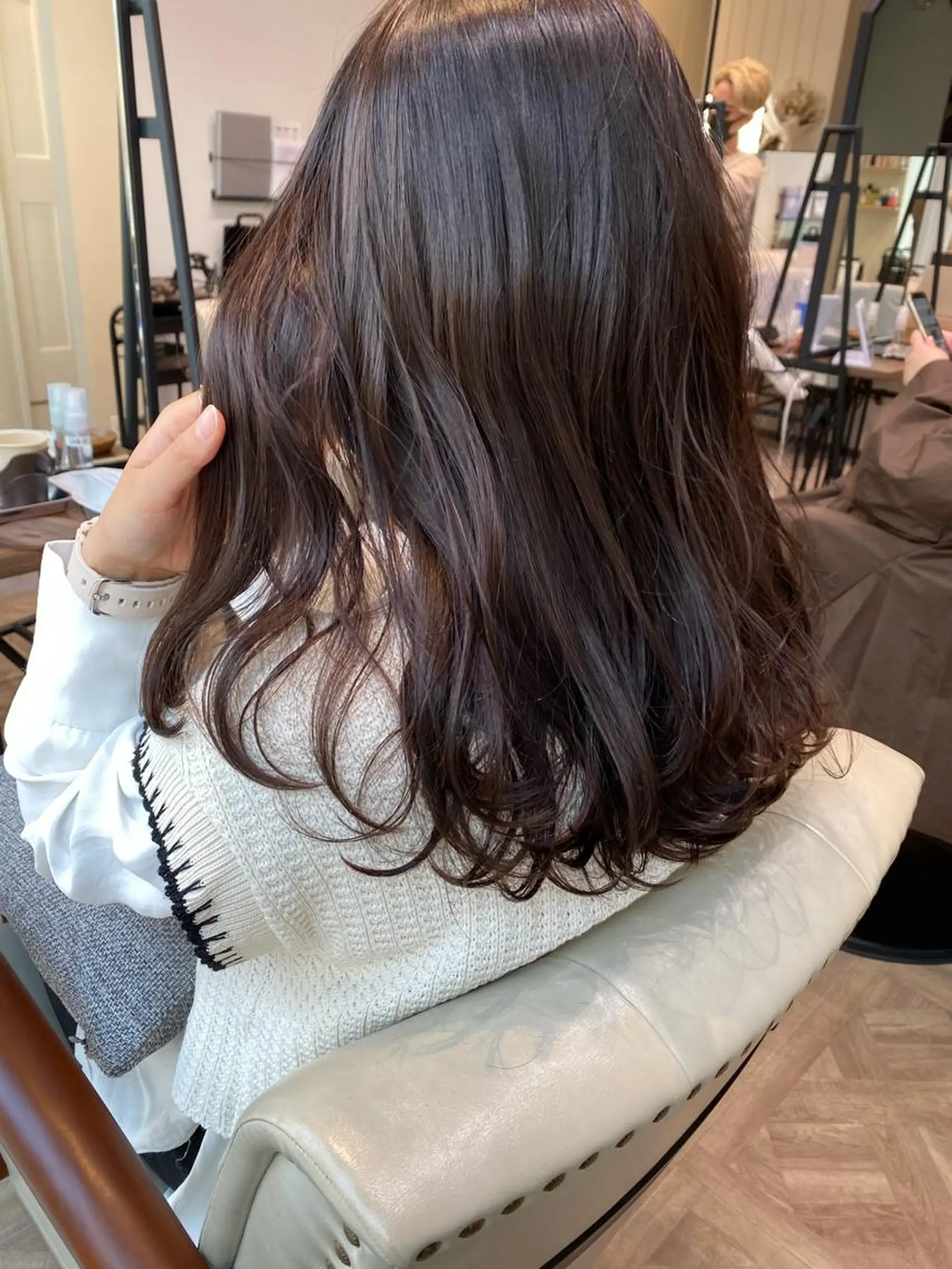 セミロング 新宿 / Aujua ｿﾑﾘｴ🫧森田涼介のヘアスタイル