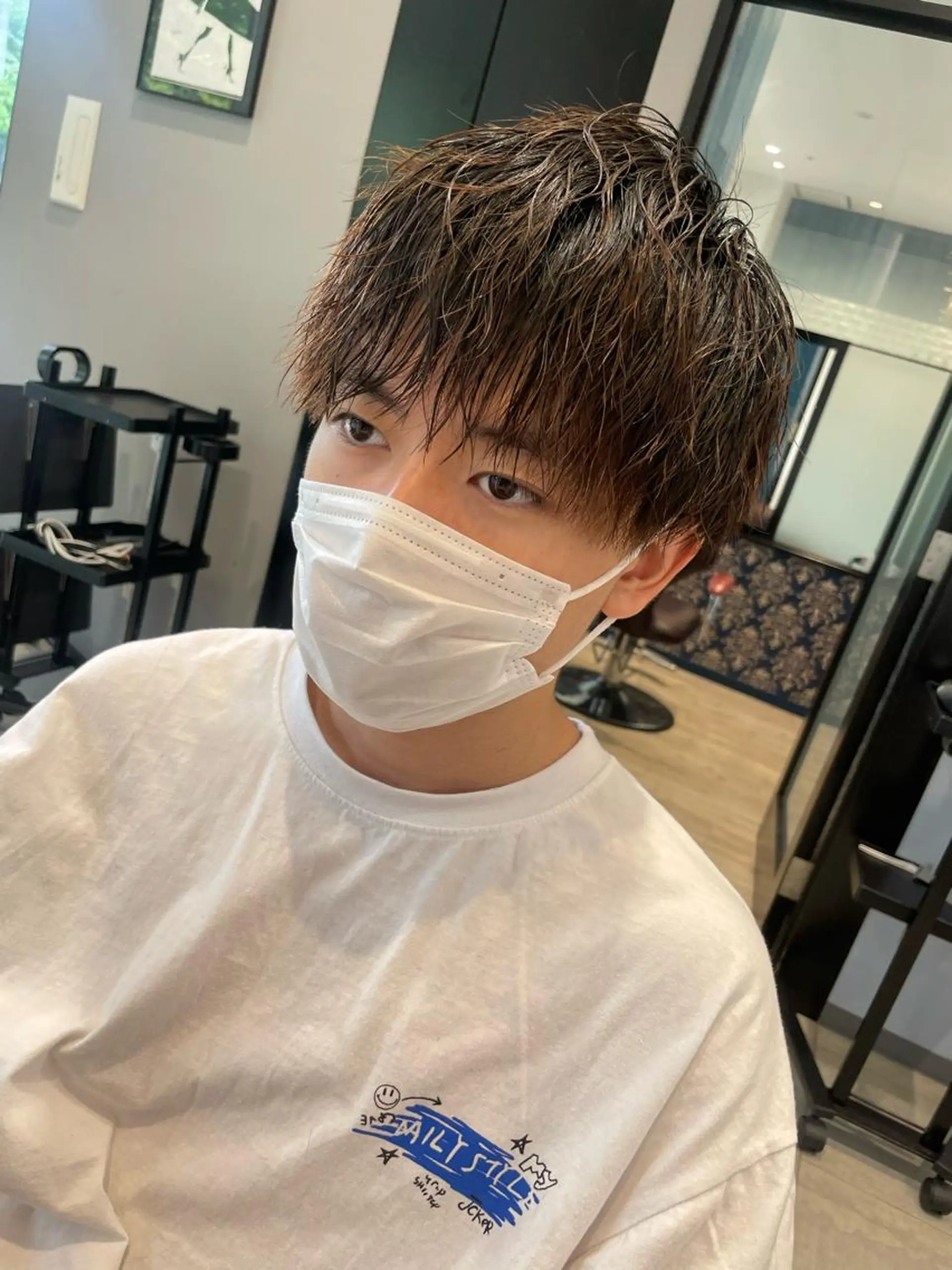 パーマ メンズ センター南 髪質改善 大引 優のヘアスタイル