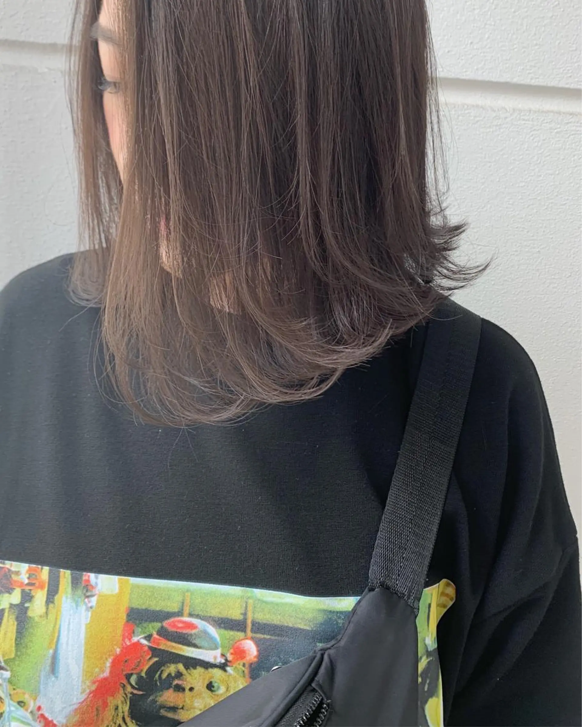 ミディアム カラー ヘアアレンジ ヘアカラー トリートメント 縮毛矯正 髪質改善寺坂雄飛💐のヘアスタイル