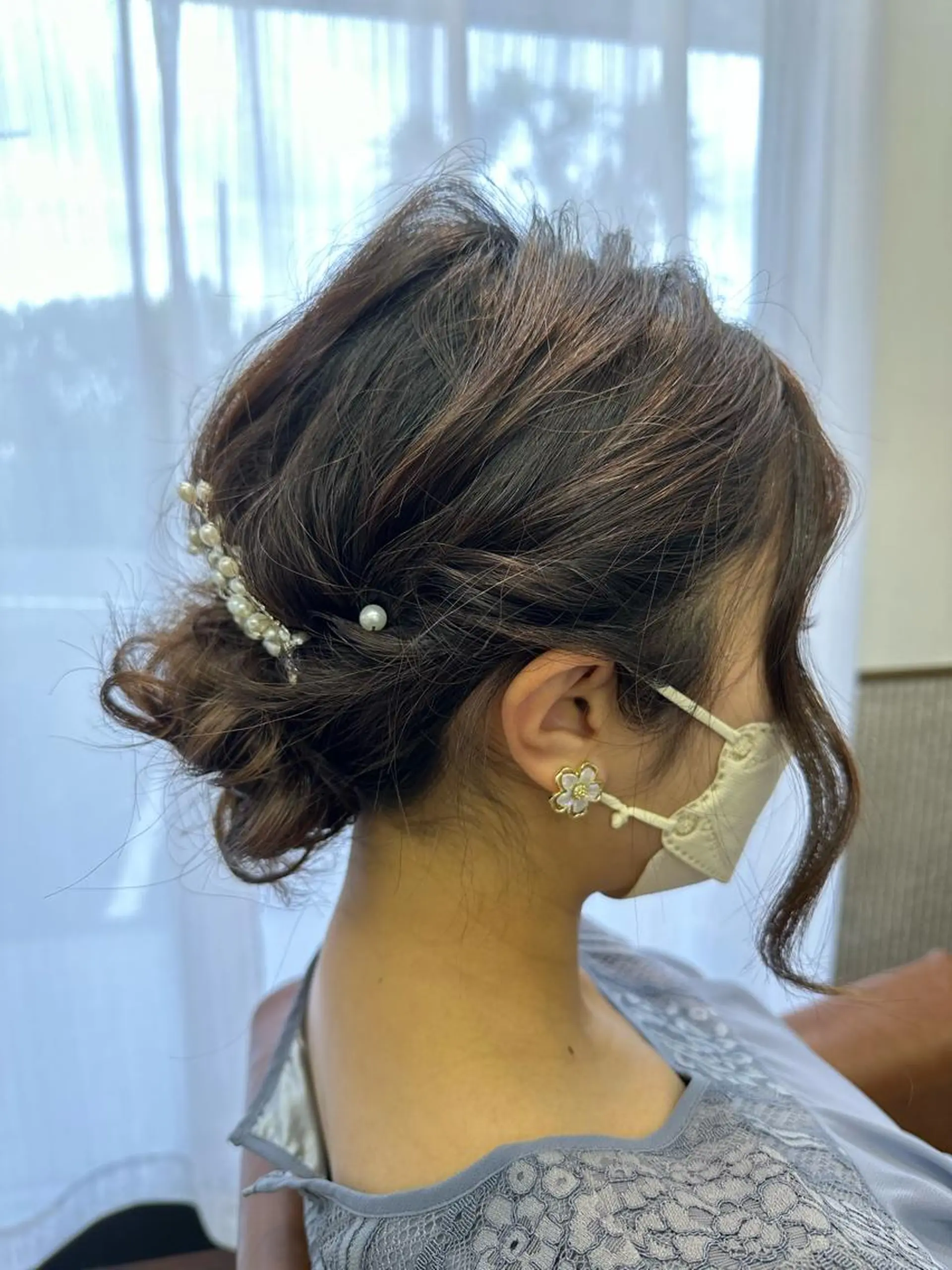ミディアム ヘアセット 吉川 典親のヘアスタイル