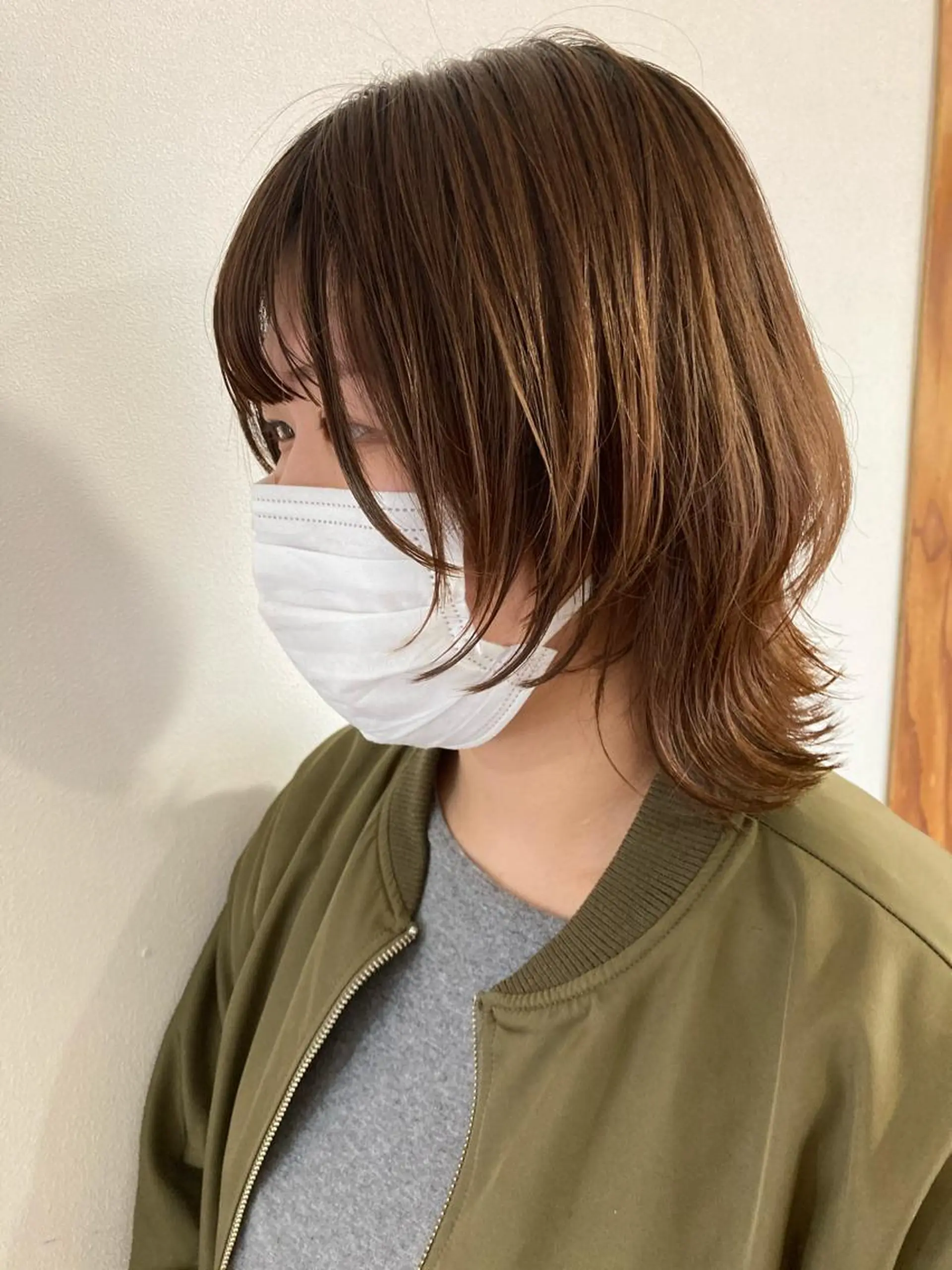 セミロング カラー ウルフカット 🌸髪質改善特化🌸 店長　ゆうやのヘアスタイル