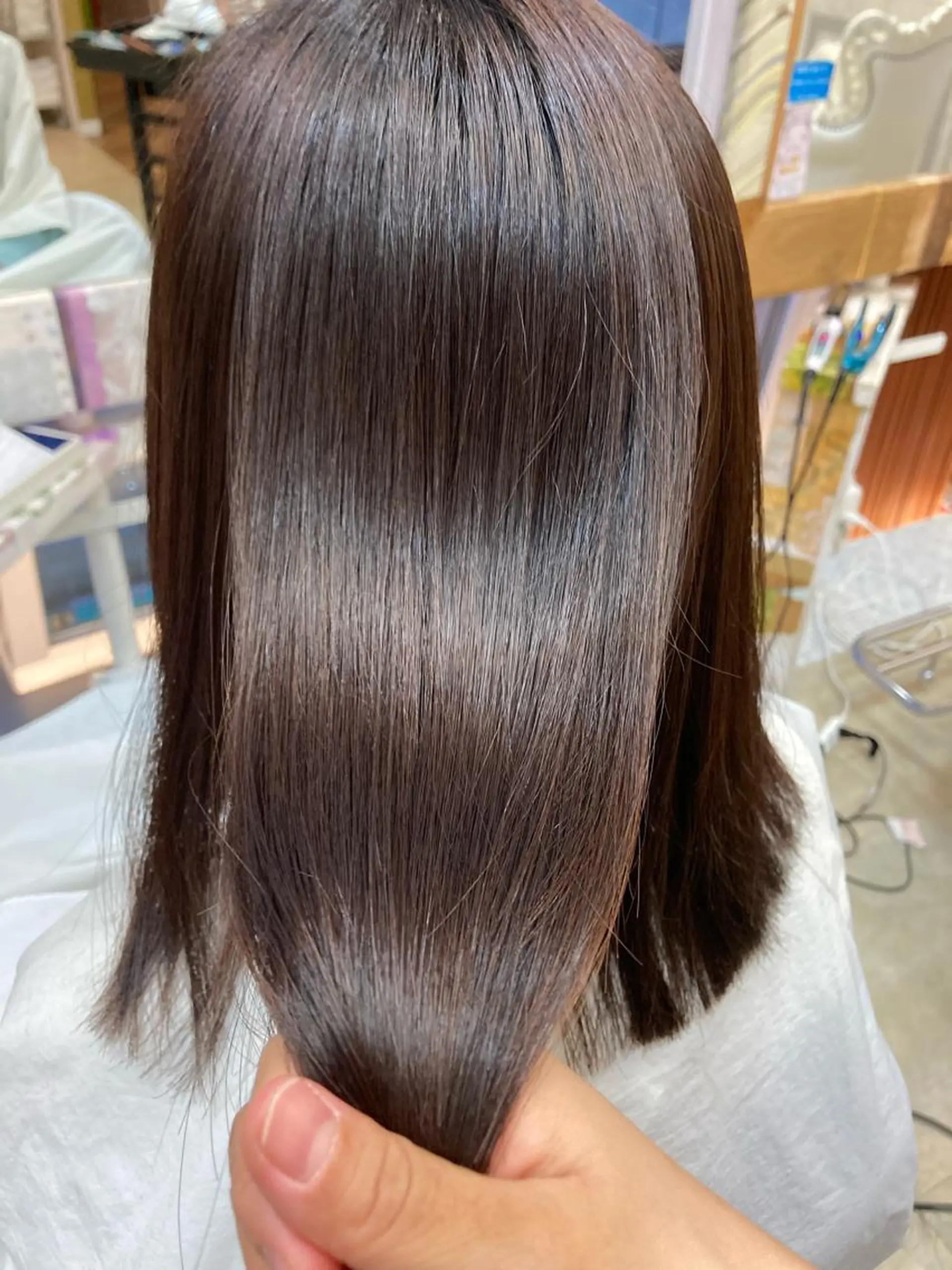 ロング 縮毛矯正 GOSSIP信国 瑞絵のヘアスタイル