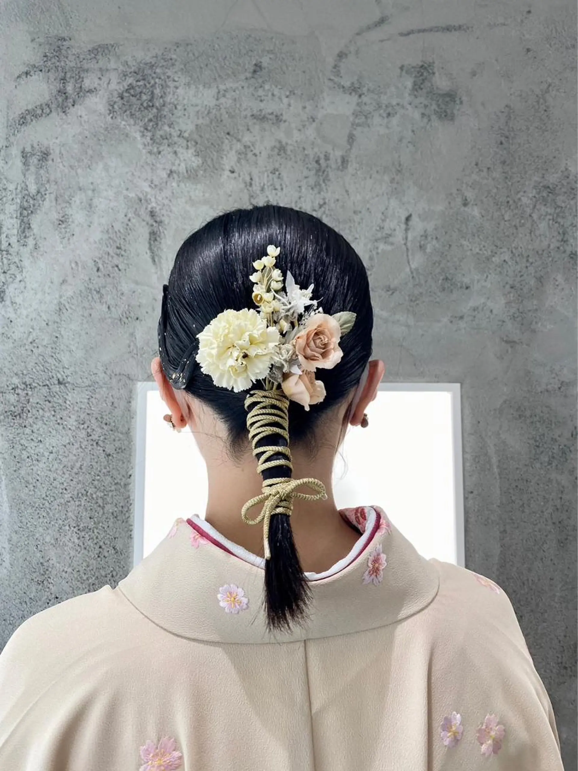 ミディアム ヘアアレンジ 卒業式のヘアスタイル iena渋谷 /ゆーこのマツエク・マツパデザイン