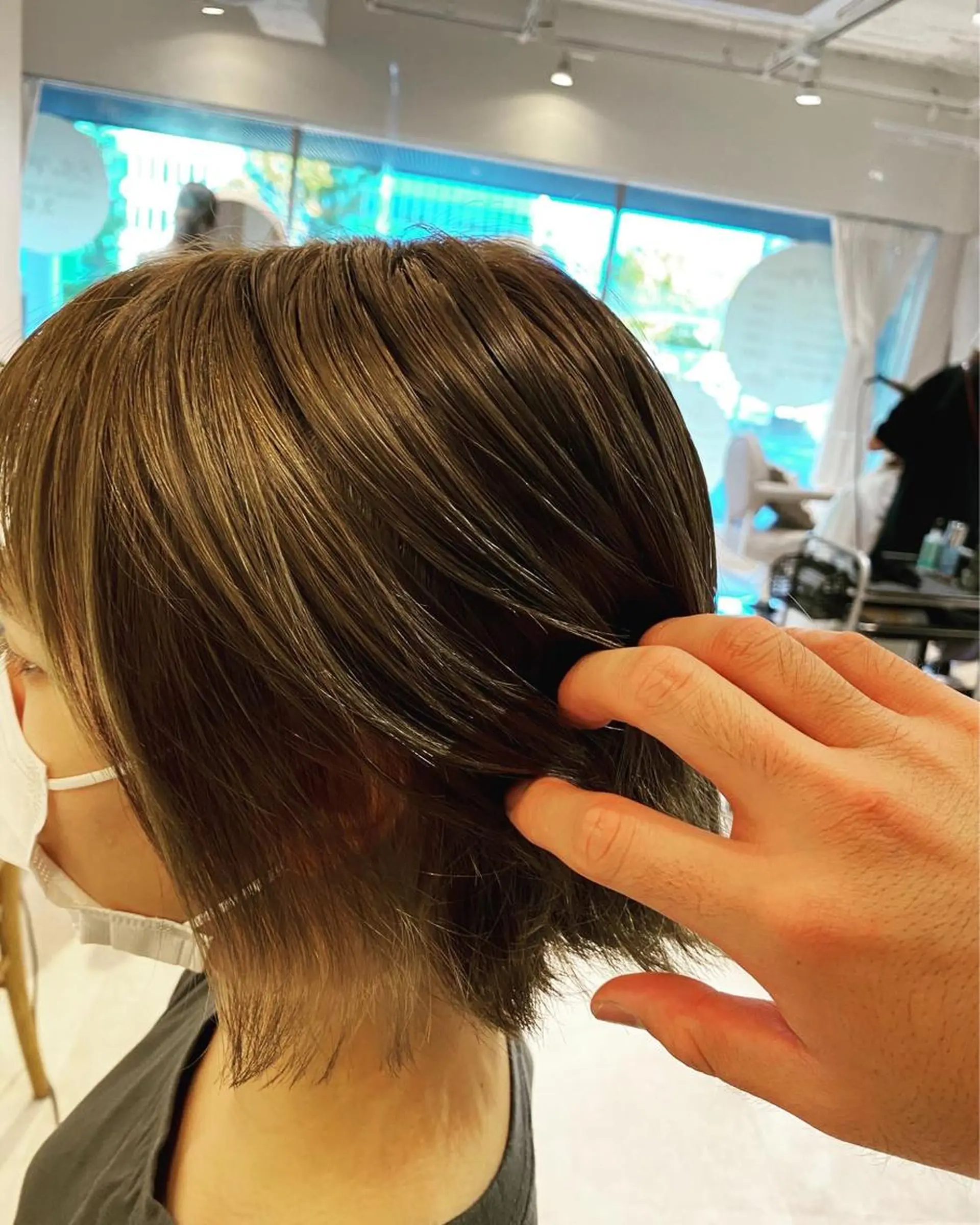 ショート 小顔カット 艶カラー/髪質改善/ 西　大喜(ひろき)のヘアスタイル