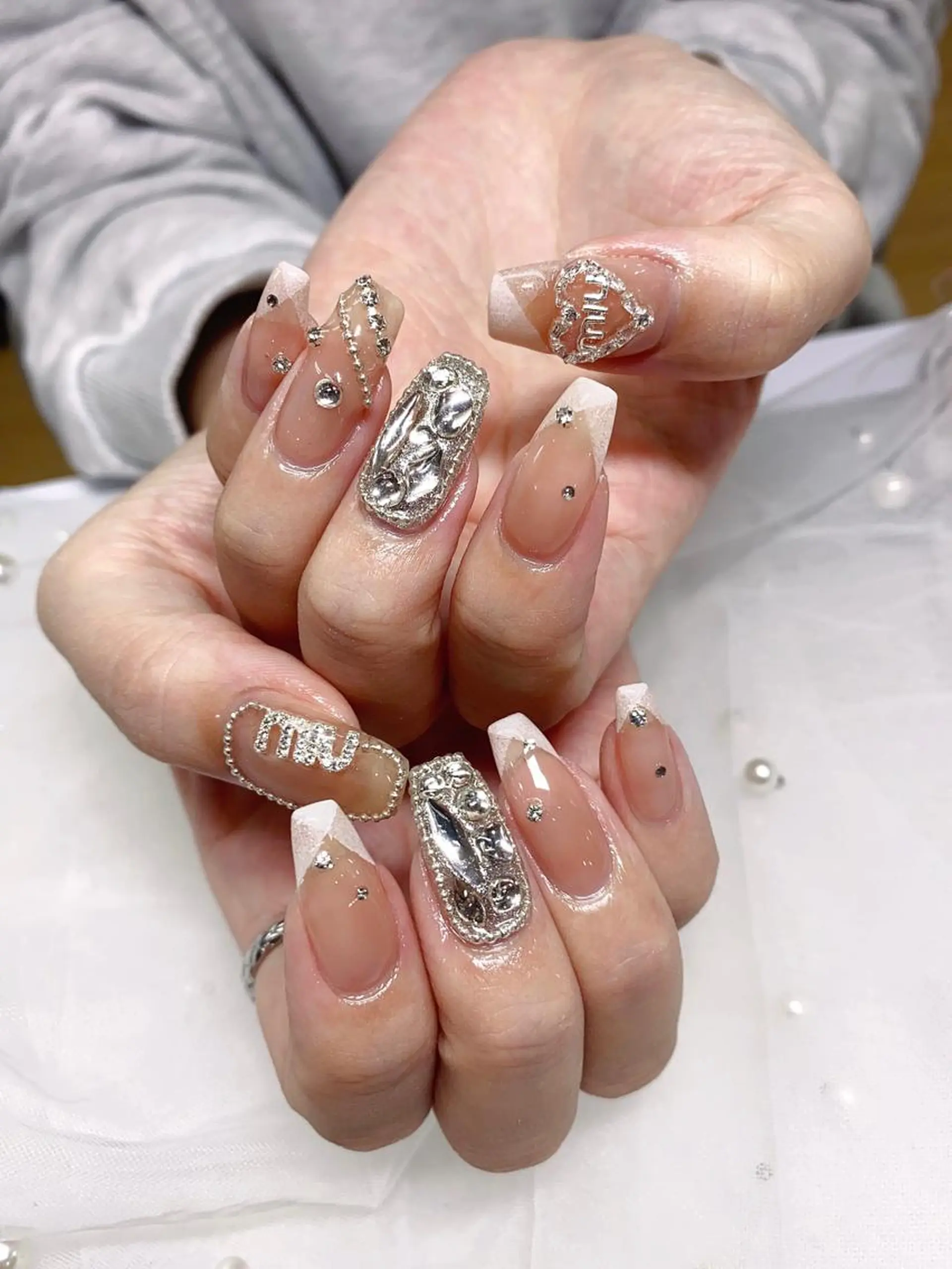 ネイル ラベンダー💖日暮里 ルル💖ネイルのネイルデザイン