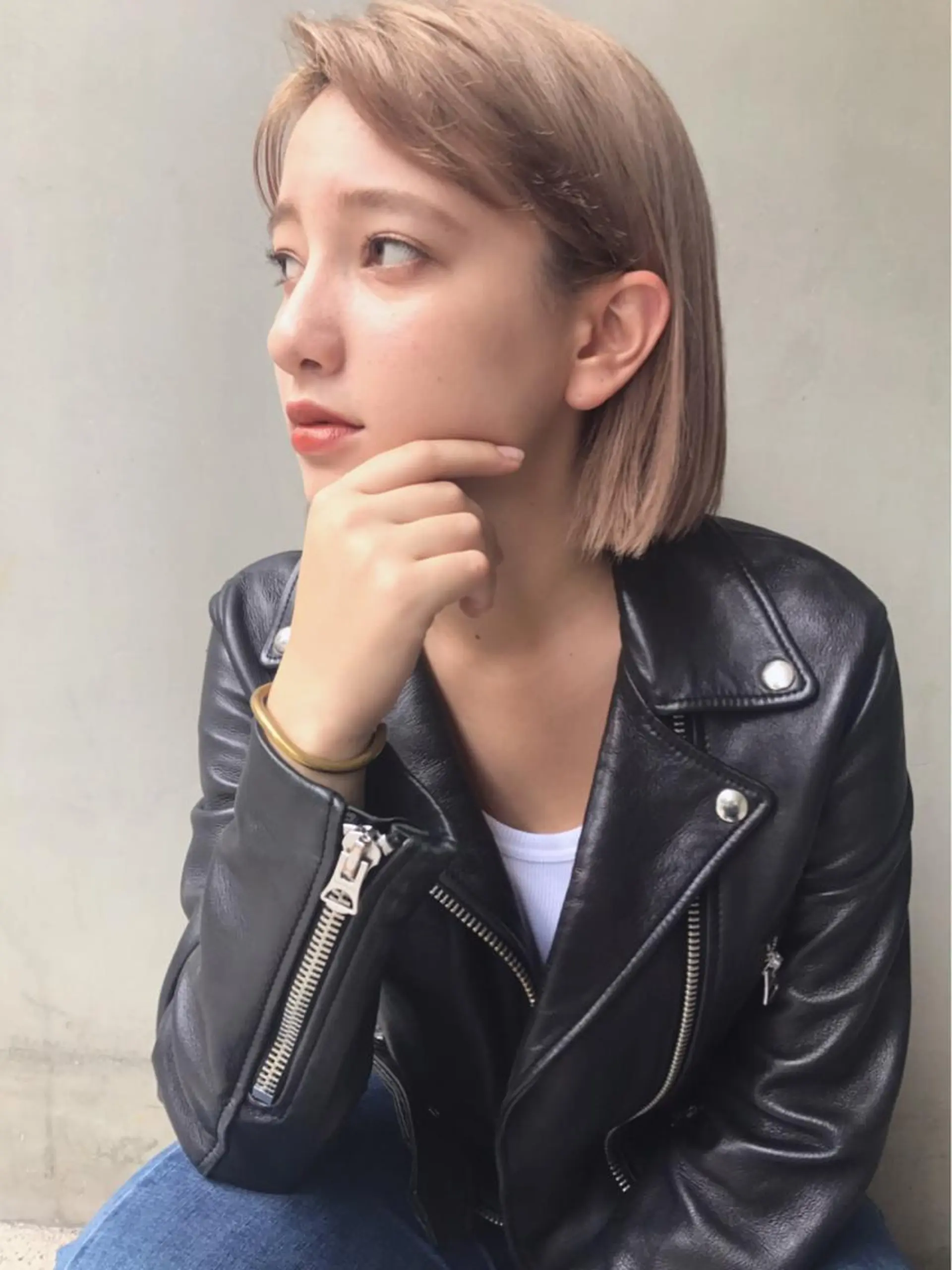 ショート 透明感カラー🌿ボブ ✨飛田　ケイのヘアスタイル