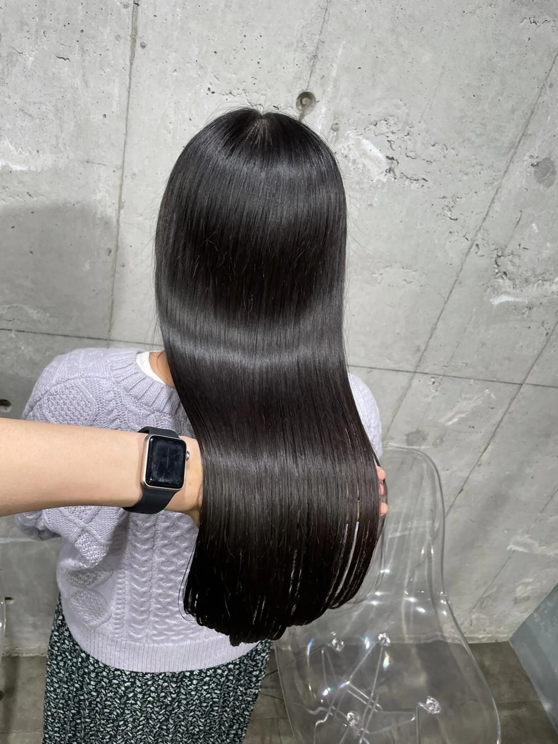 ロング カラー カット ヘアカラー トリートメント ヘッドスパ ヘアセット ベージュカラー💖 やすひろのヘアスタイル