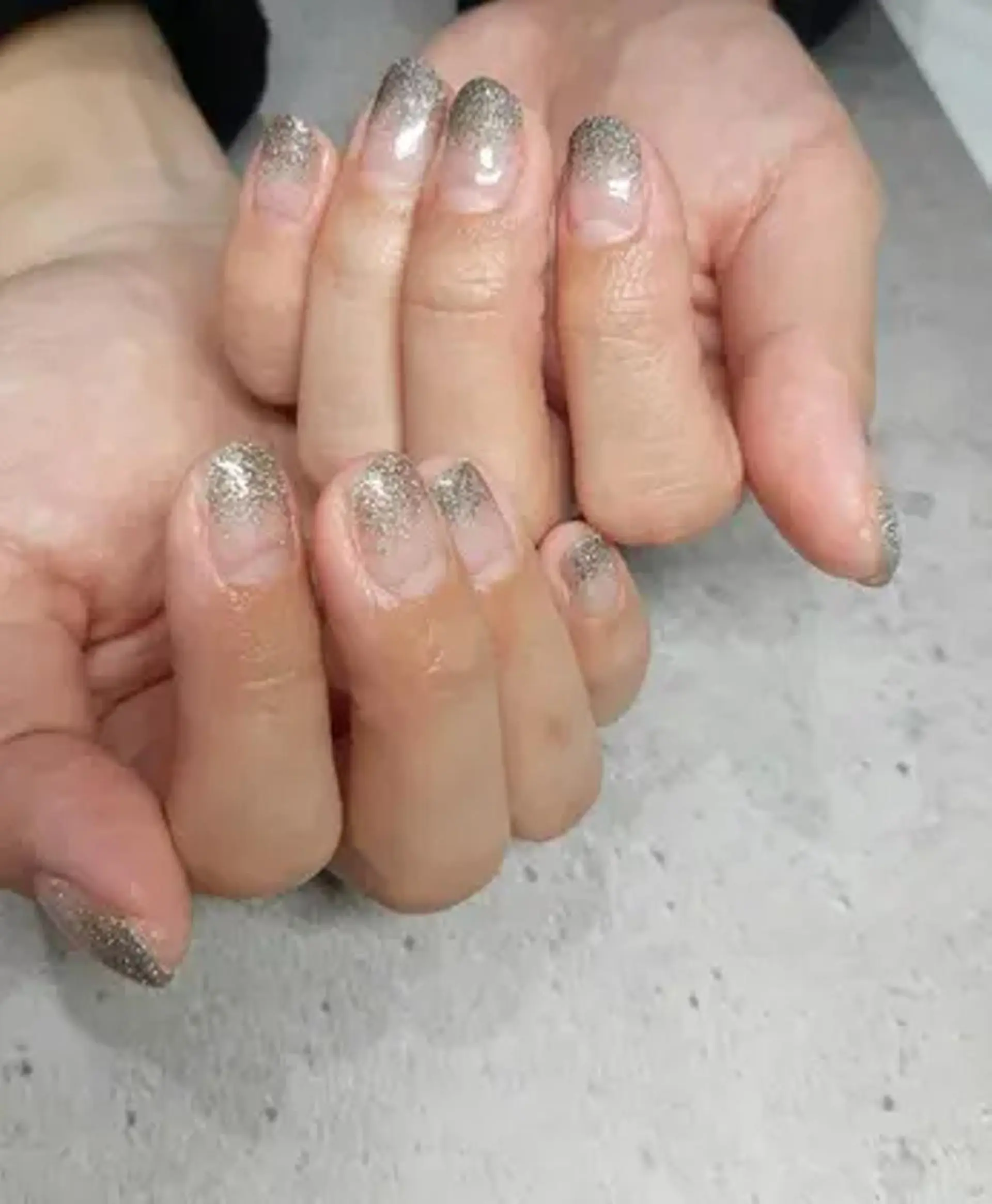 ネイル ラメ(グリッター) ラメグラデーション ハンドネイル キャンアイドレッシー 宇都宮店のネイルデザイン