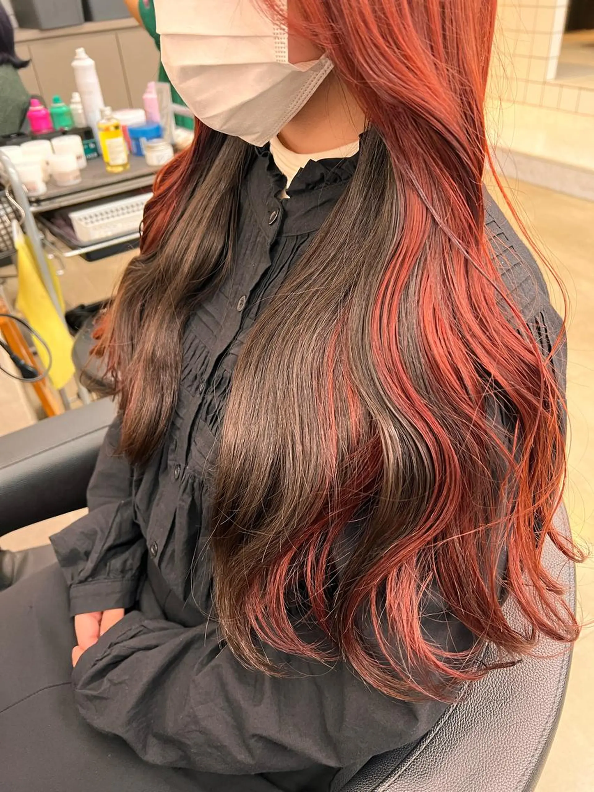 セミロング 💖札幌カラー 指名No.1💖玲奈のヘアスタイル