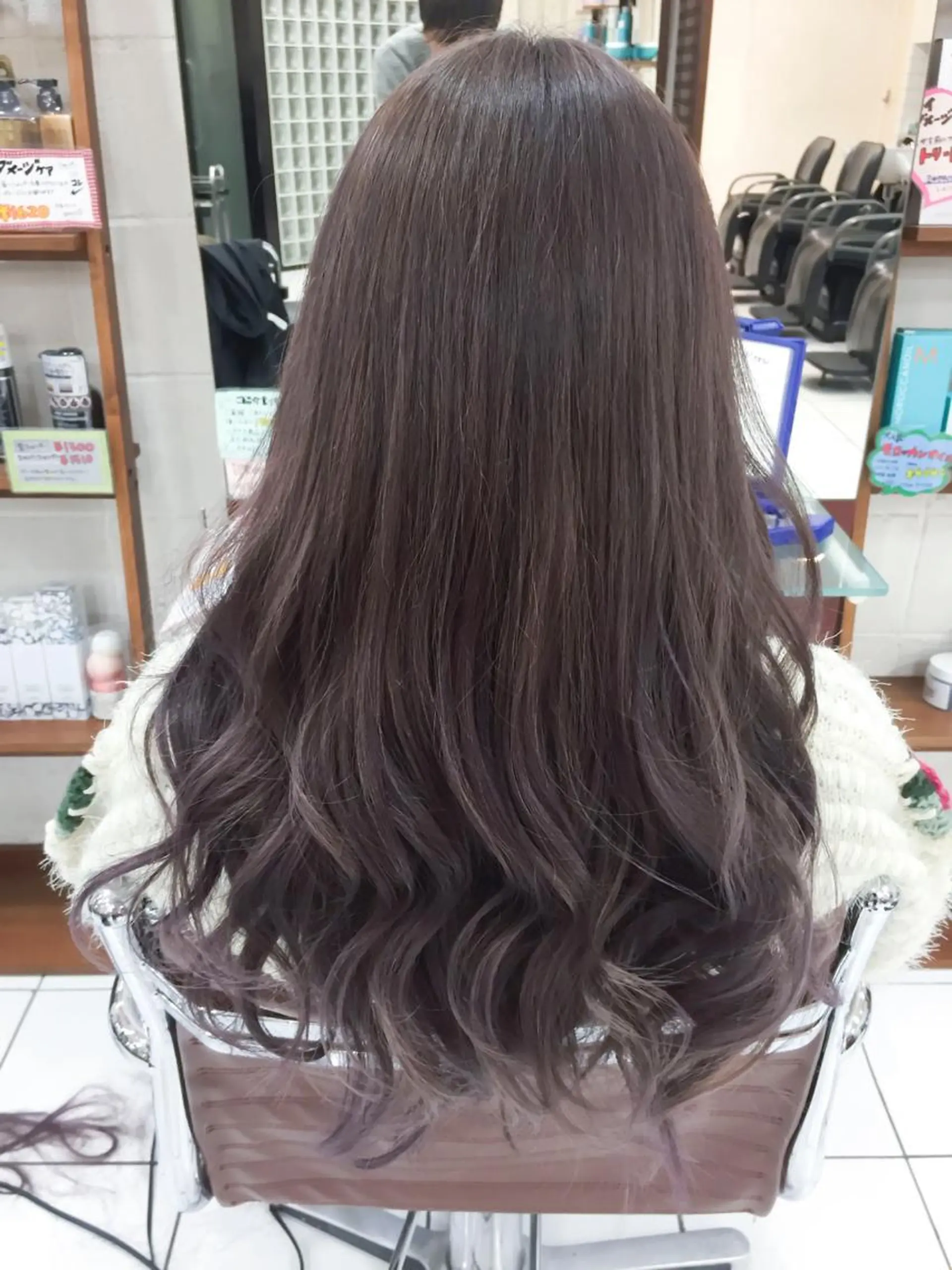 ロング モテ髪透明感❤️ デイズヘアカラーのヘアスタイル