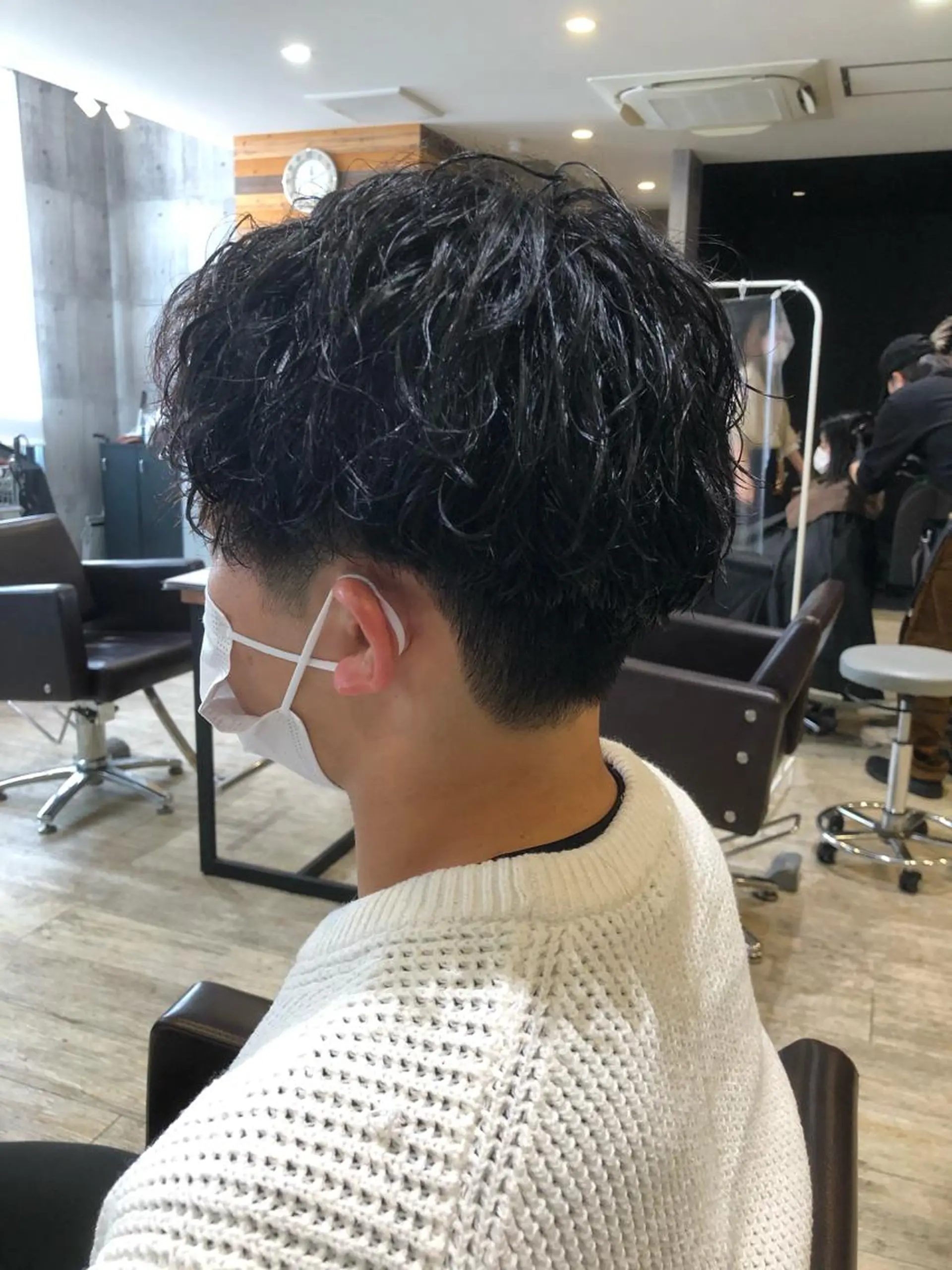 ショート カラー パーマ ヘアアレンジ メンズ キッズ ネイル マツエク・マツパ アイブロウ カット パーマ EnBlesS西宮 マンツーマン神道有基のヘアスタイル
