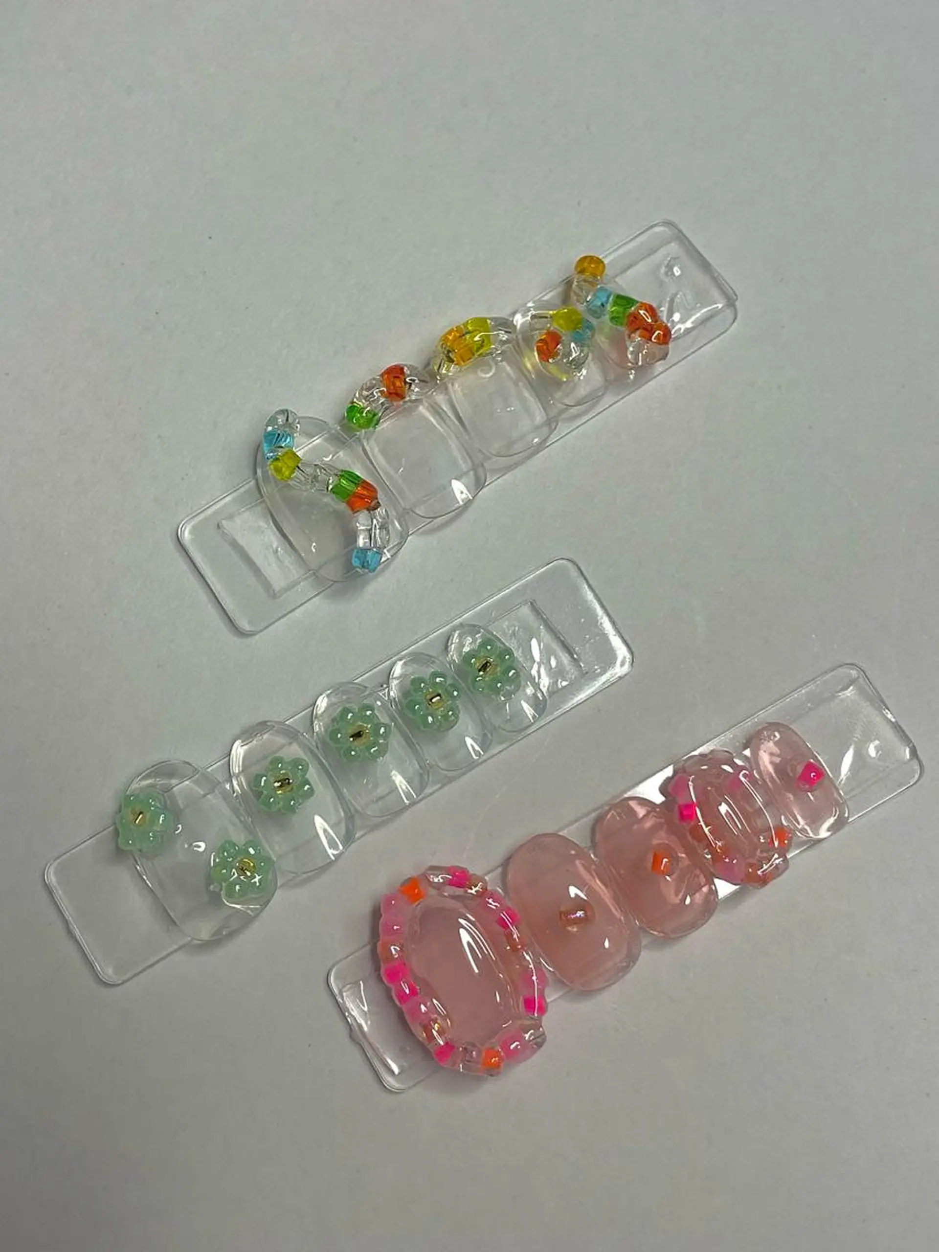 ネイル ニュアンスネイル ぷっくりネイル ショートネイル シンプルネイル 夏ネイル ハンドネイル ハンドケア Ri-e's nailのネイルデザイン