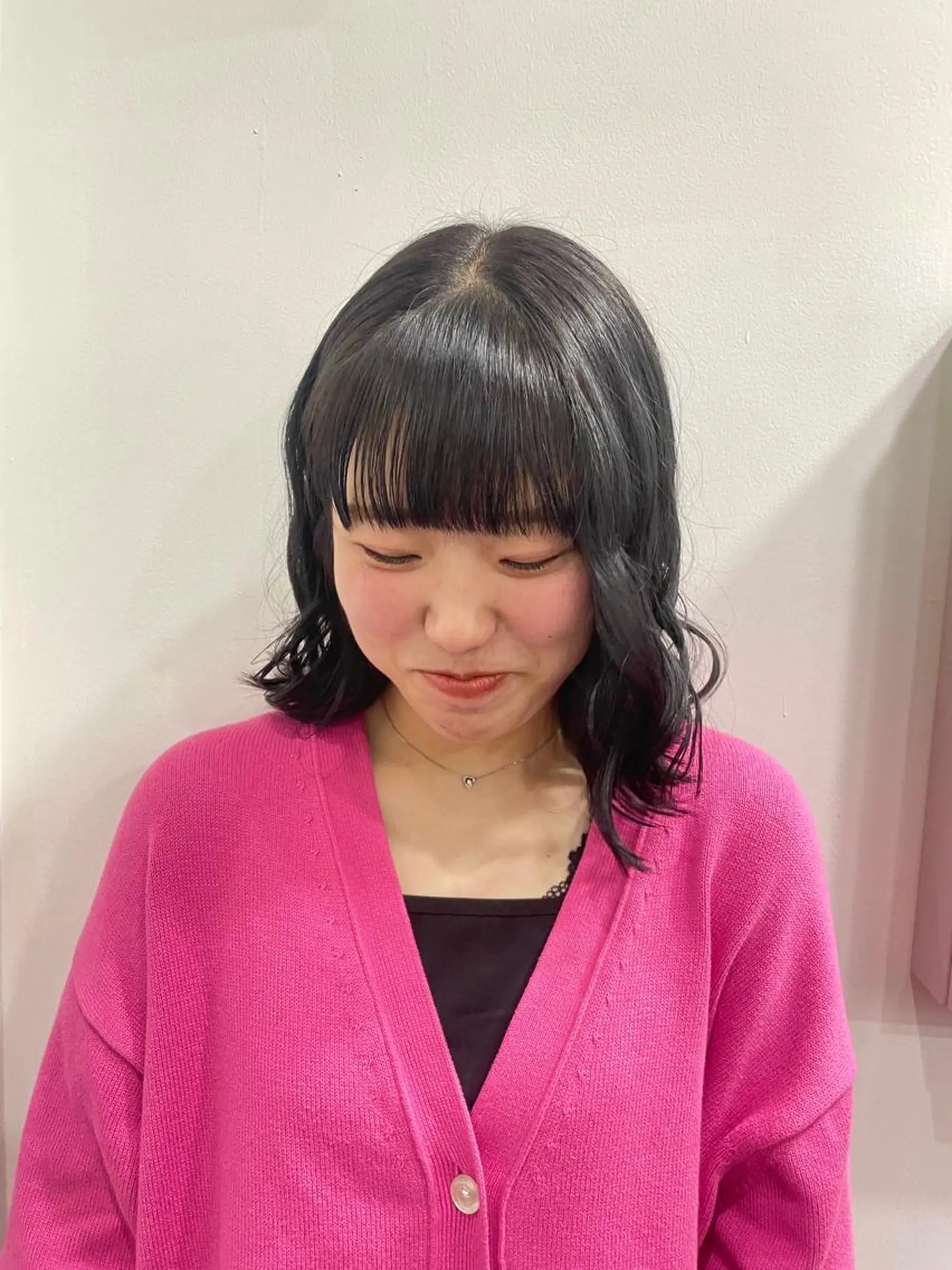 ミディアム カラー noa / 郡山ボブ ×透明感カラーのヘアスタイル