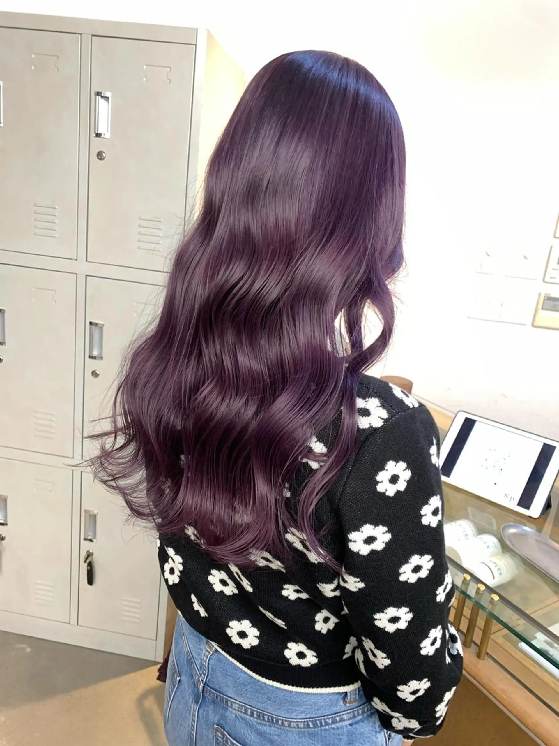 ロング カラー leben serikaのヘアスタイル