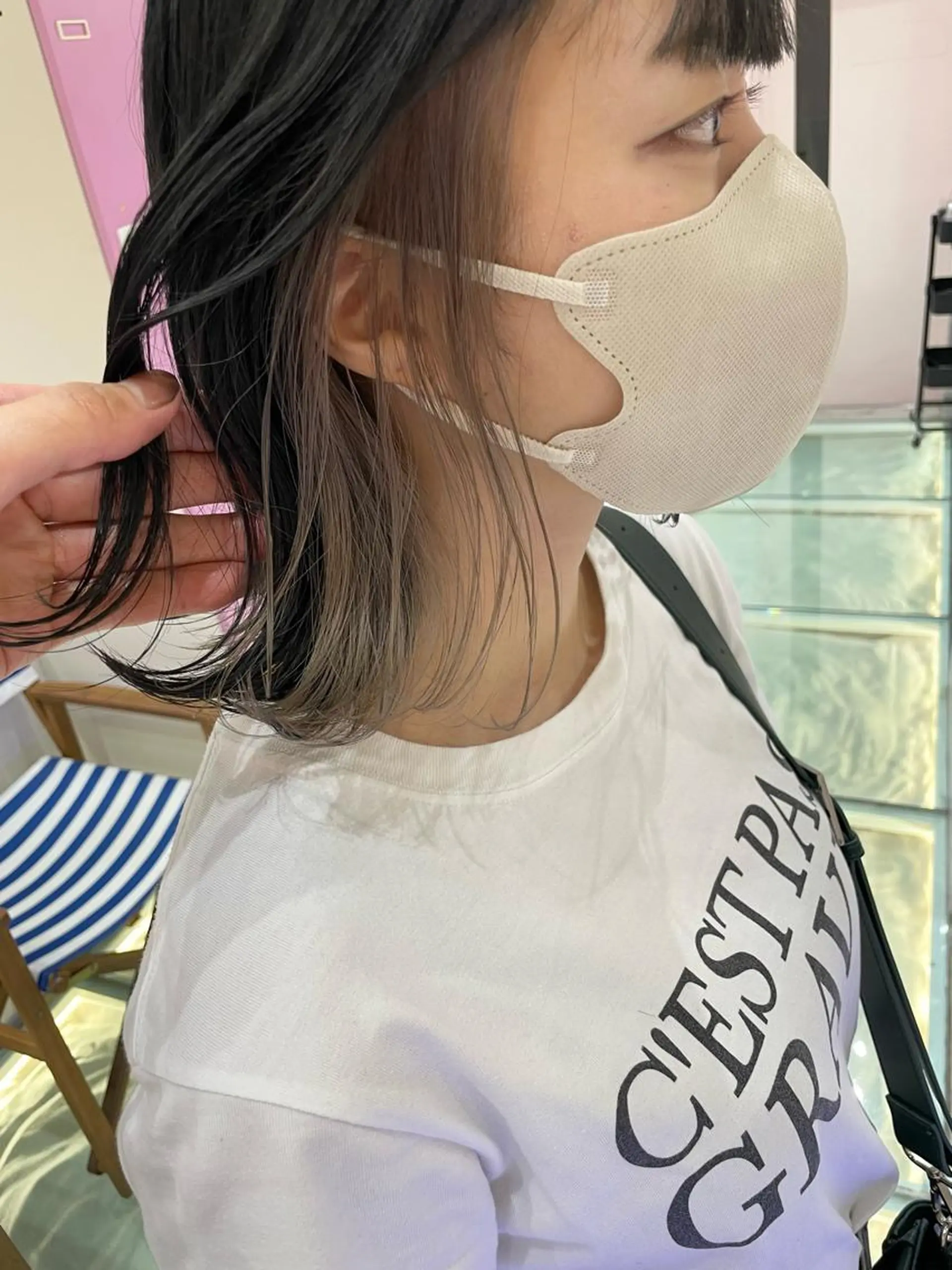 ショート カラー インナーカラー ヘアカラー トリートメント ヘアセット 🫧tatsuki 🫧“lot 横浜“のヘアスタイル