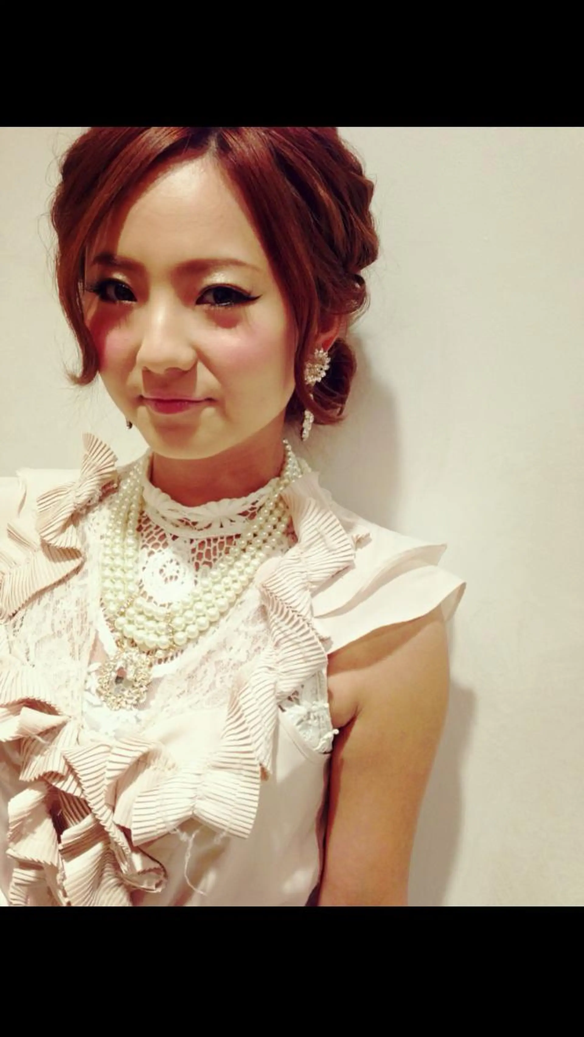 ミディアム セミロング ロング カラー ヘアアレンジ 結婚式・ブライダル rico_by ヘアとアイブロウの眉毛・アイブロウイメージ