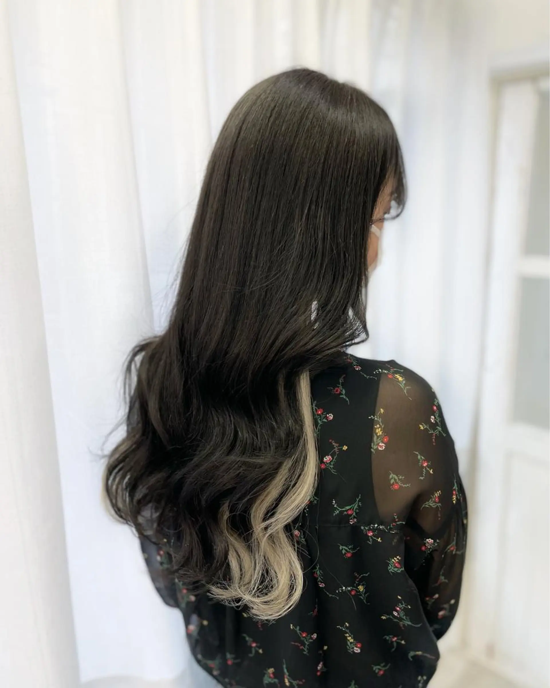 ロング カラー ヘアカラー エクステ 韓国ヘア🤍髪質改善 🇰🇷AKANEのヘアスタイル